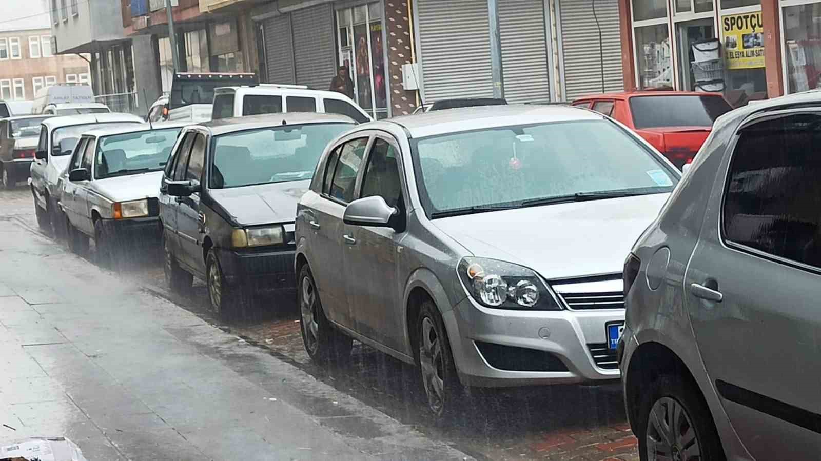 Ahlat’ta şiddetli yağmur etkili oldu