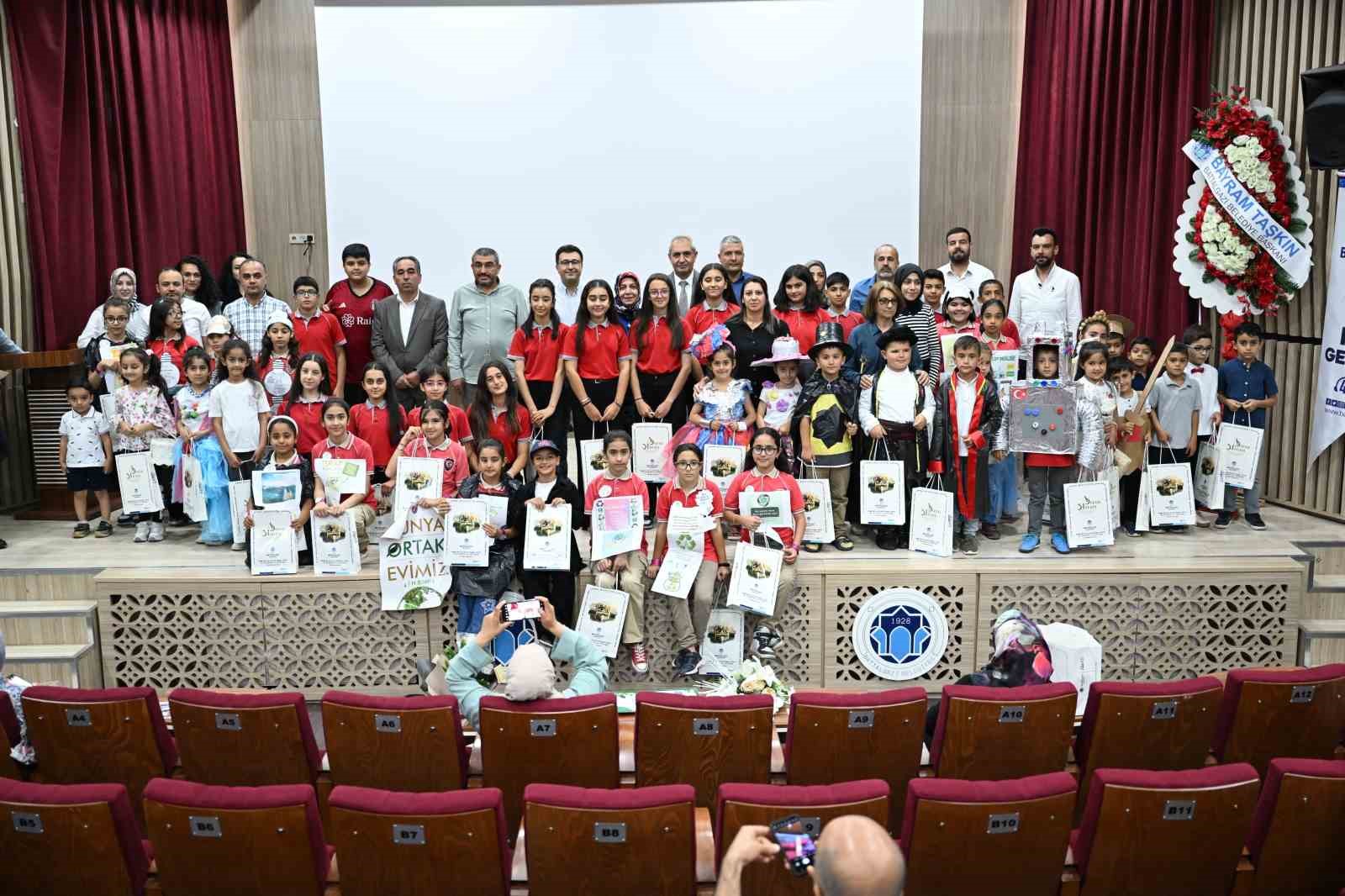 Battalgazi’de miniklerden geri dönüşüm etkinliği