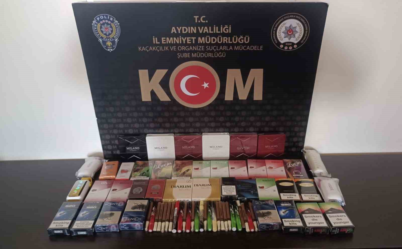 Aydın’da KOM ekipleri kaçakçılığa geçit vermiyor