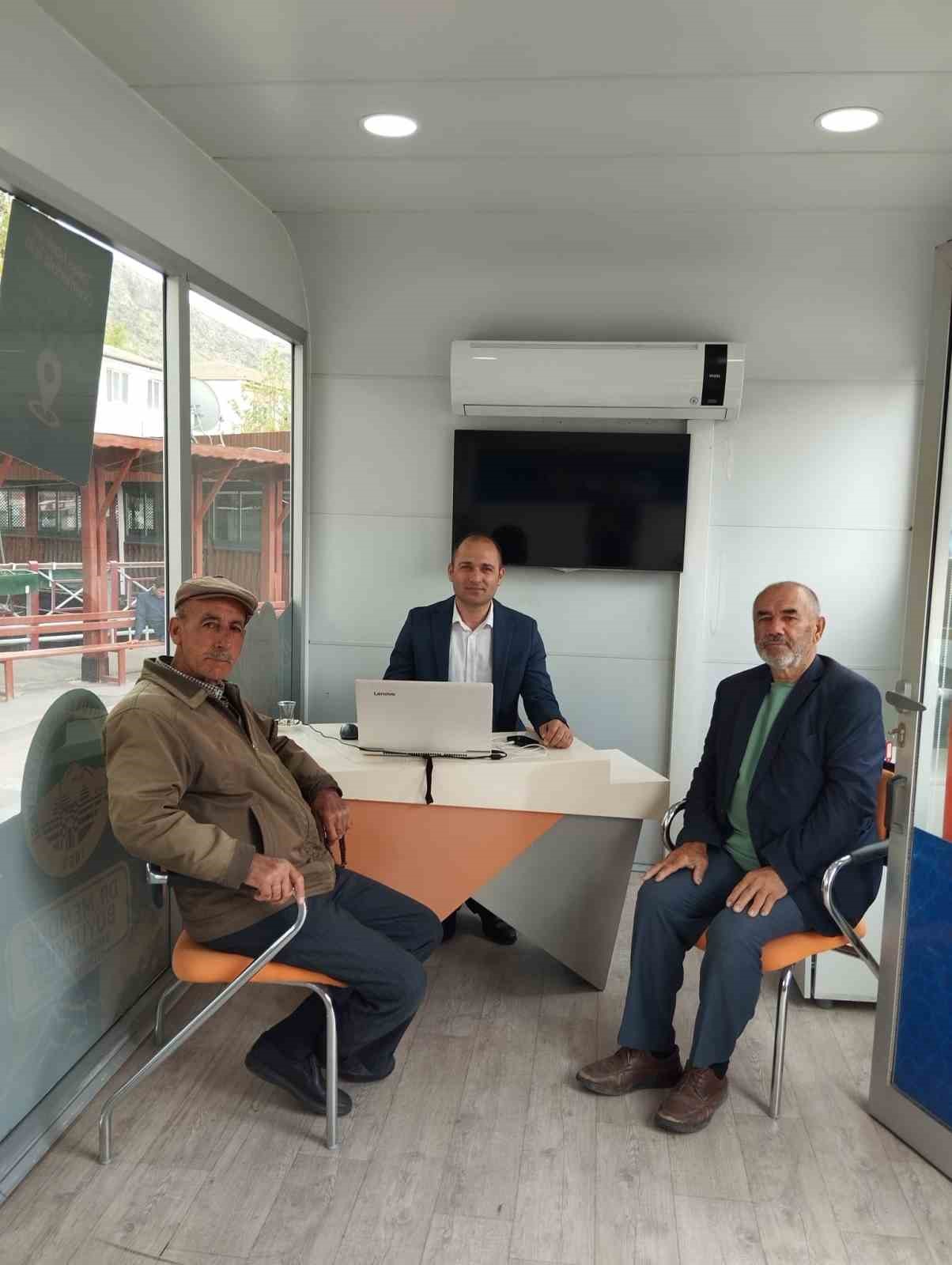B&uuml;y&uuml;kşehirin Mobil Beyaz Masa Birimi ile hizmet her yerde
