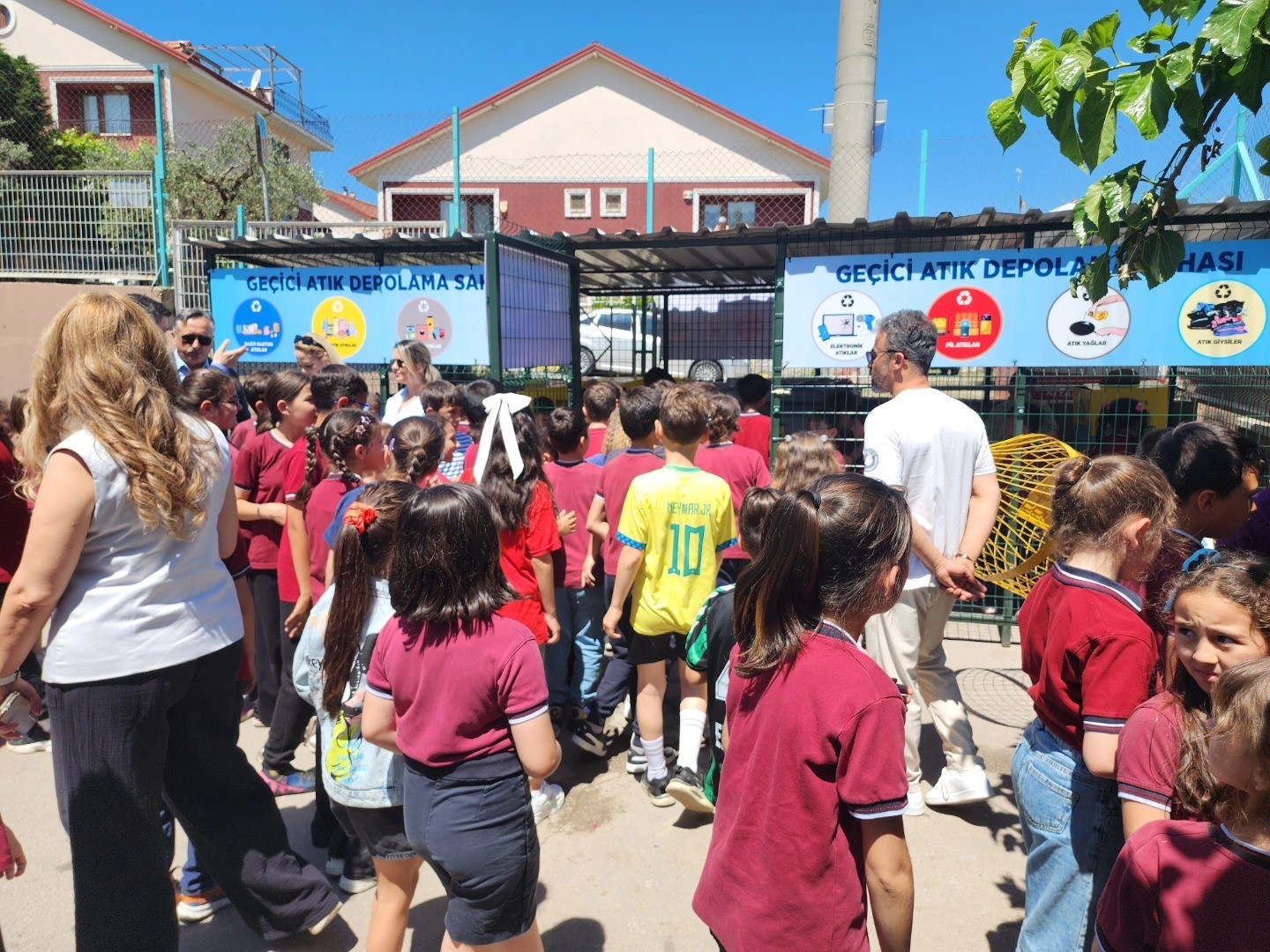 &Ouml;ğrencilere sıfır atık eğitim sahası kuruldu
