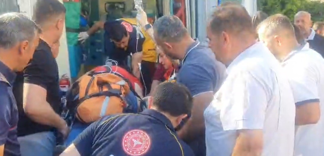 Asmaları temizlerken kuyuya düştü, itfaiye ekipleri seferber oldu