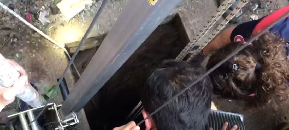 Asmaları temizlerken kuyuya düştü, itfaiye ekipleri seferber oldu