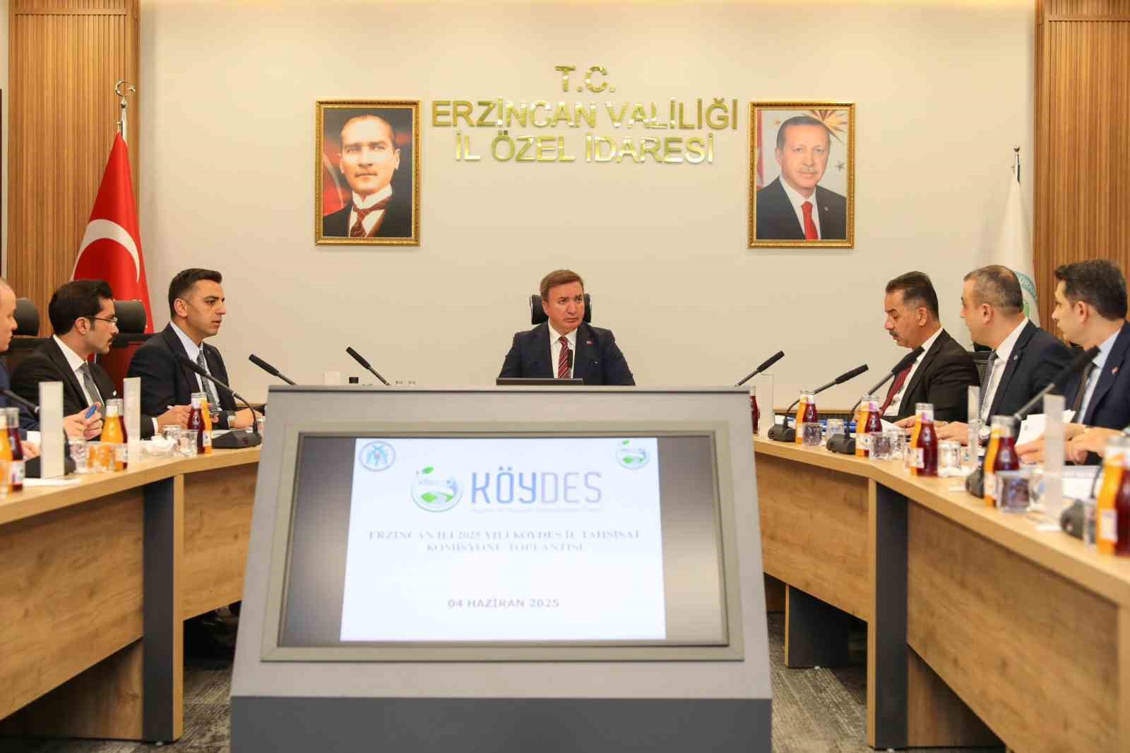 2025 yılı K&Ouml;YDES İl Tahsisat Komisyonu Toplantısı yapıldı
