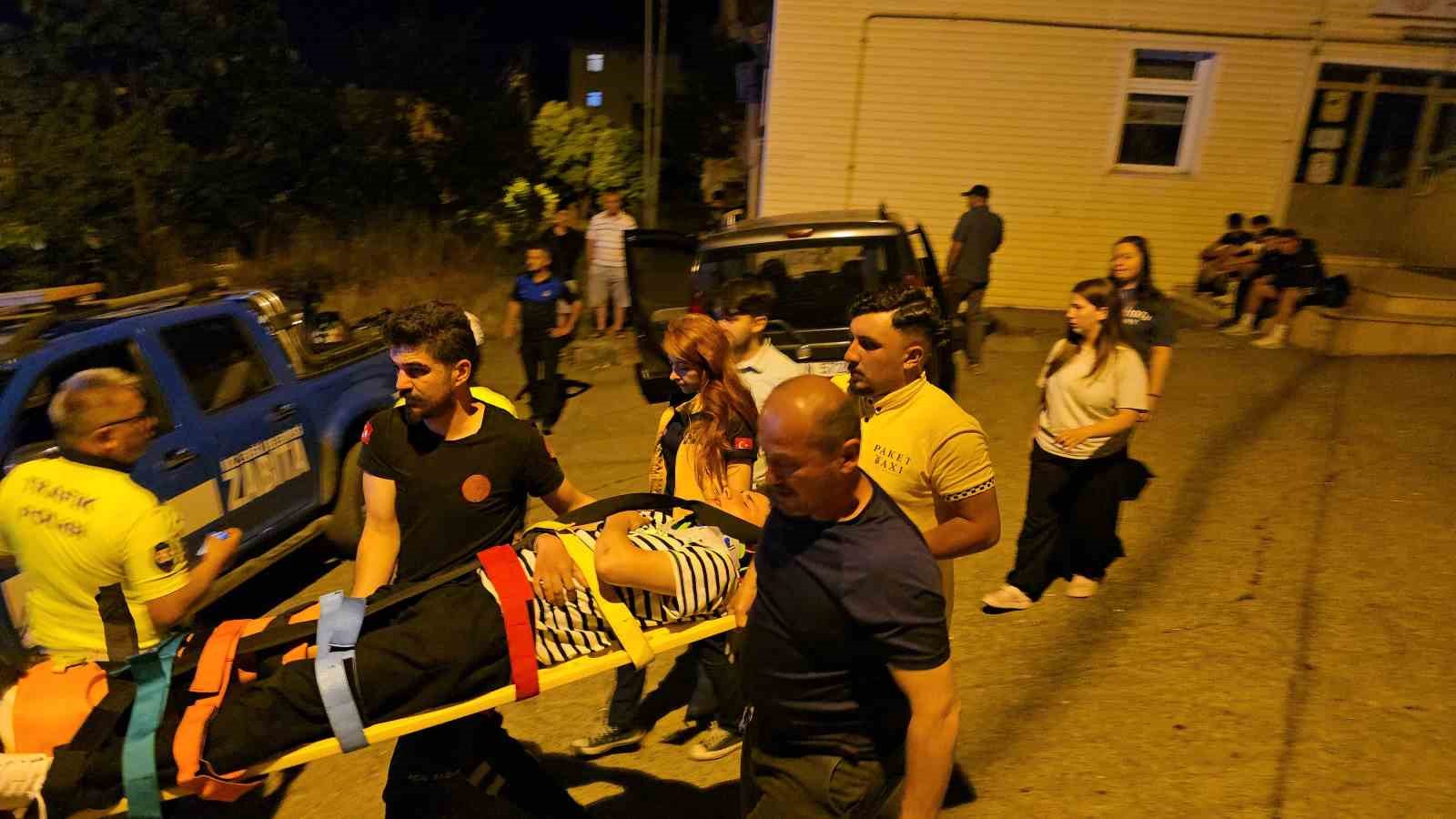 Zonguldak’ta kontrolden çıkan motosiklet devrildi: 1 yaralı