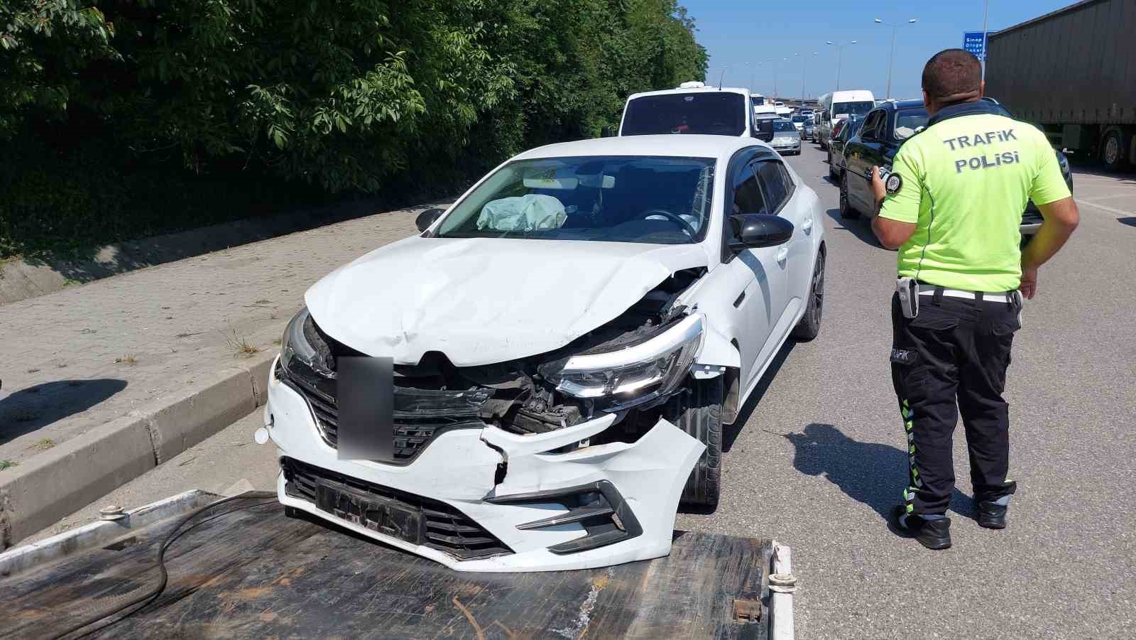 Samsun’da 4 araçlı zincirleme kaza: 5 yaralı