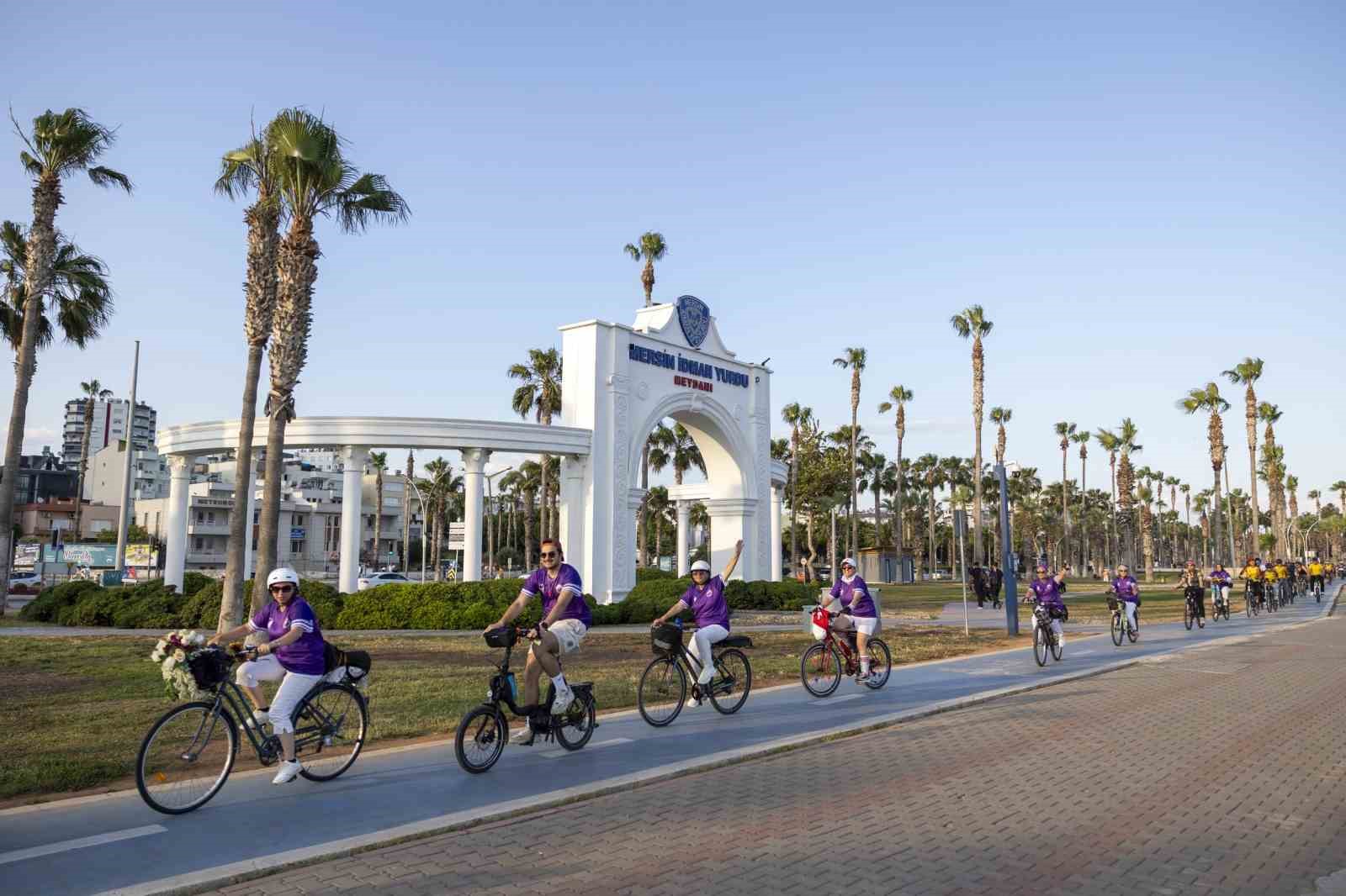 Mersin’de ‘Dünya Bisiklet Günü’ etkinliği