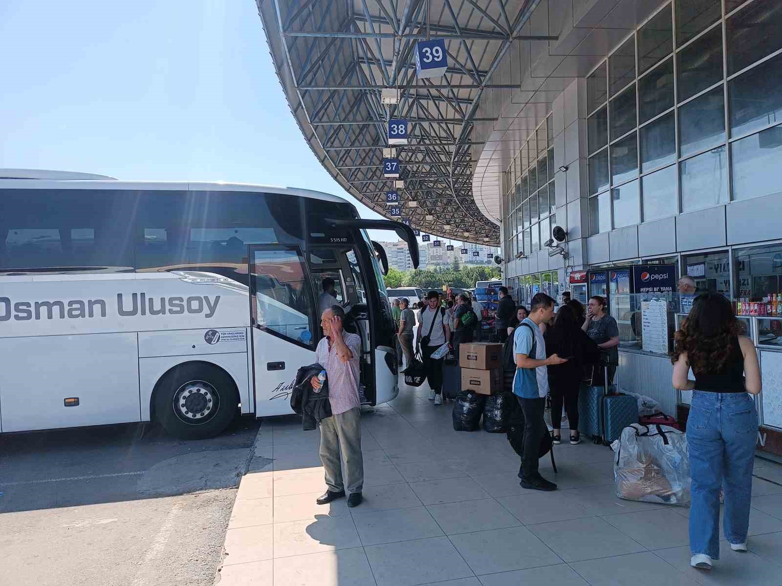 Samsun’da yolcu otobüslerinde emniyet kemeri denetimi