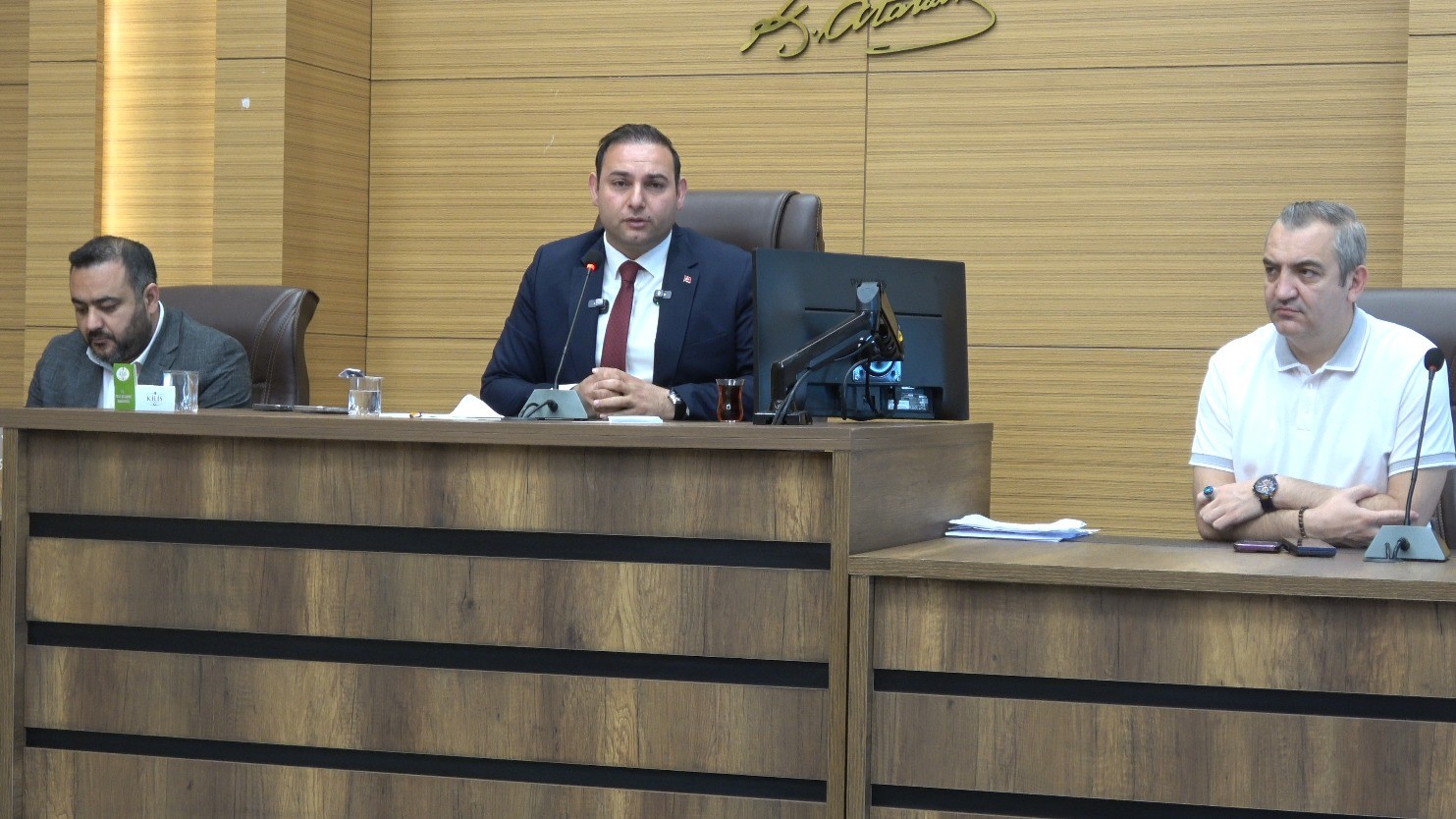 Başkan Bilecen, belediye personeliyle bayramlaştı