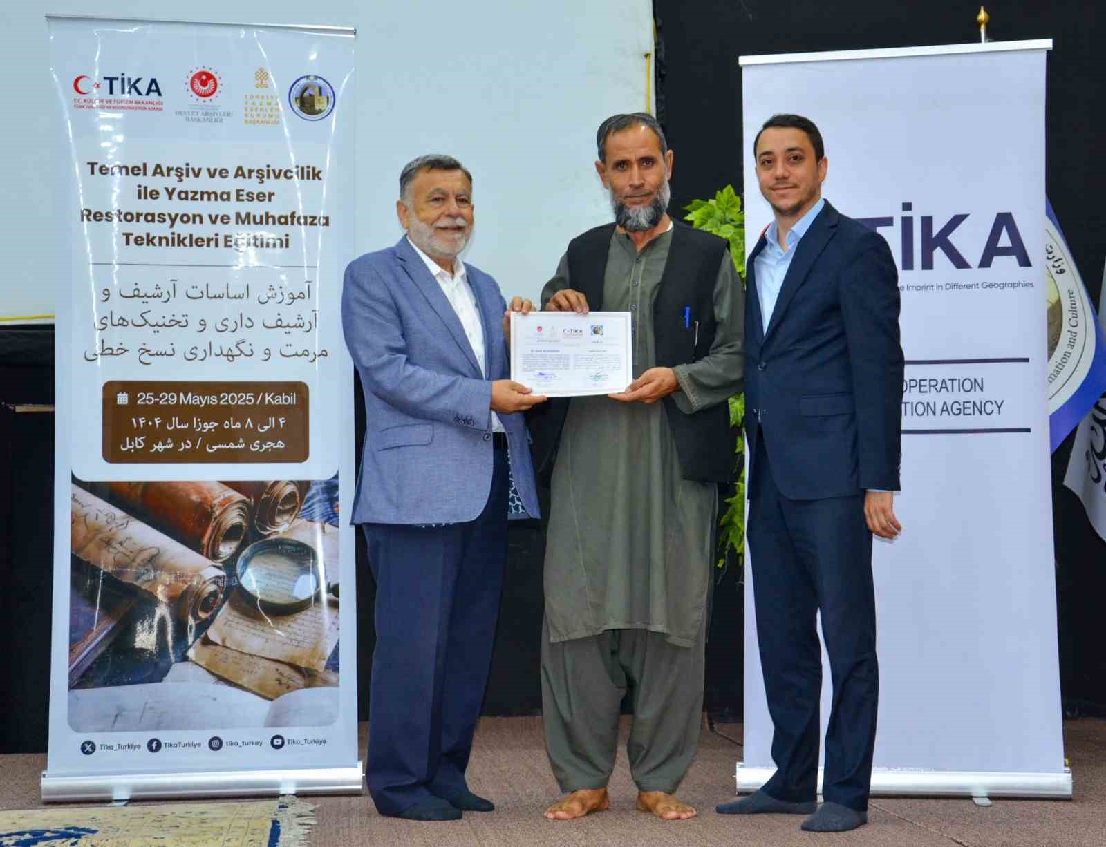 TİKA’dan Afganistan’da arşivcilik ve restorasyon eğitimi