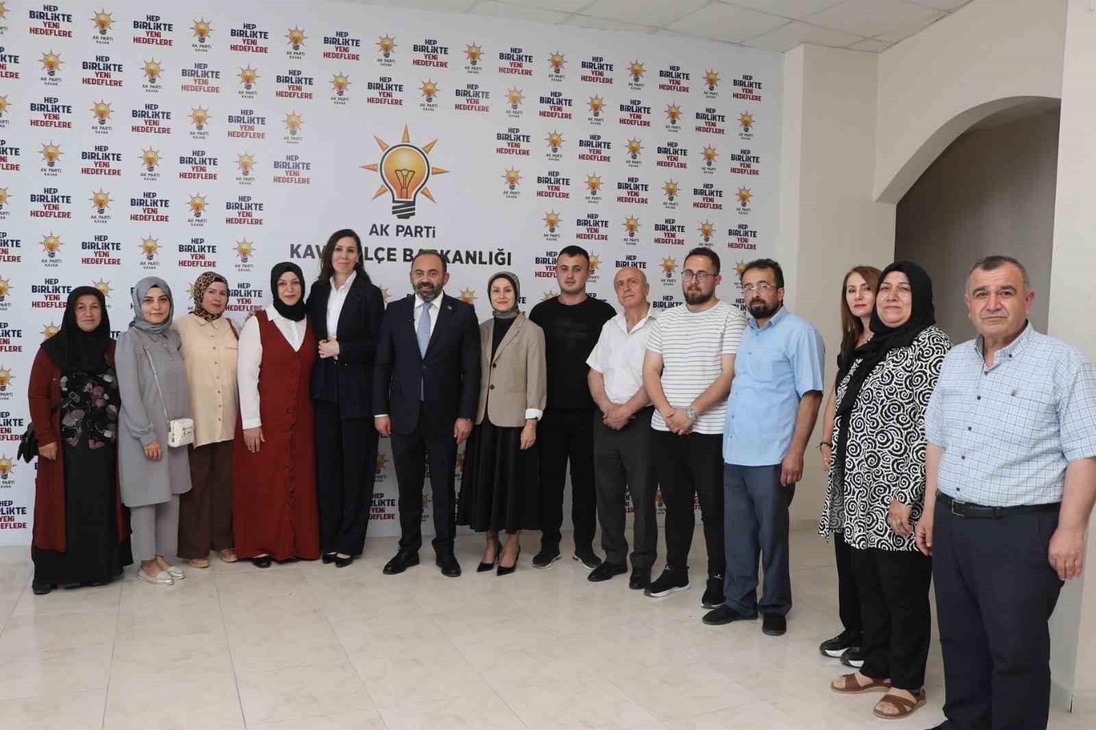 Kavak&rsquo;ta bayramlaşma
