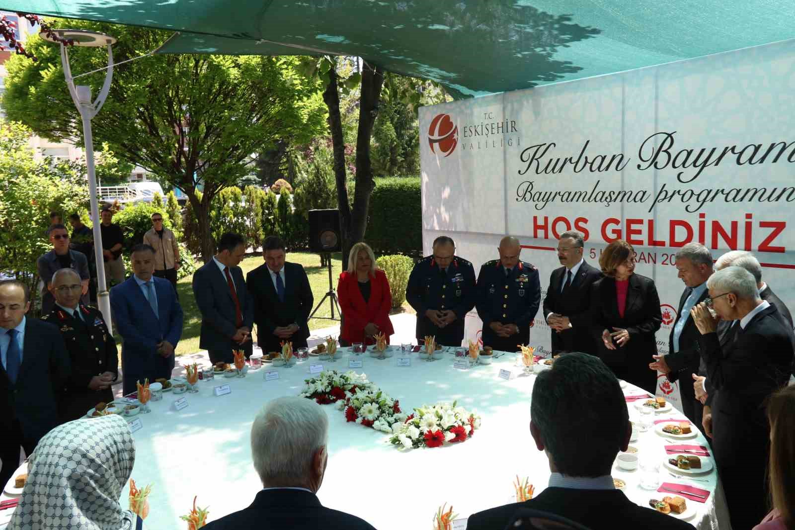 Eskişehir’de bayramlaşma töreni