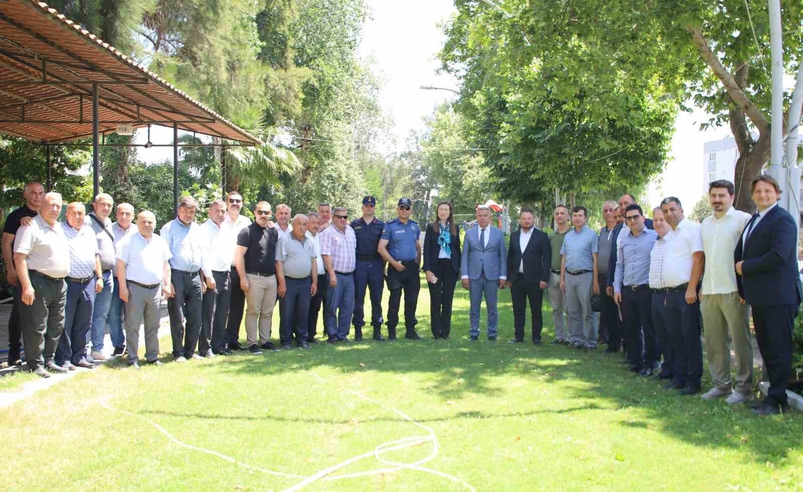 Kaymakam Polat için veda yemeği gerçekleştirildi