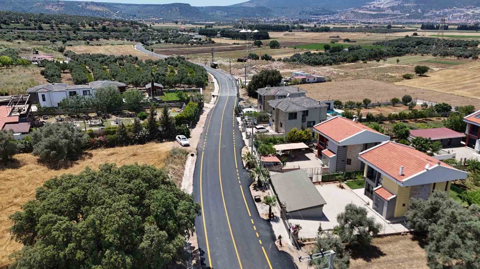 Milas Menteş yolu Kurban Bayramı öncesi tamamlandı