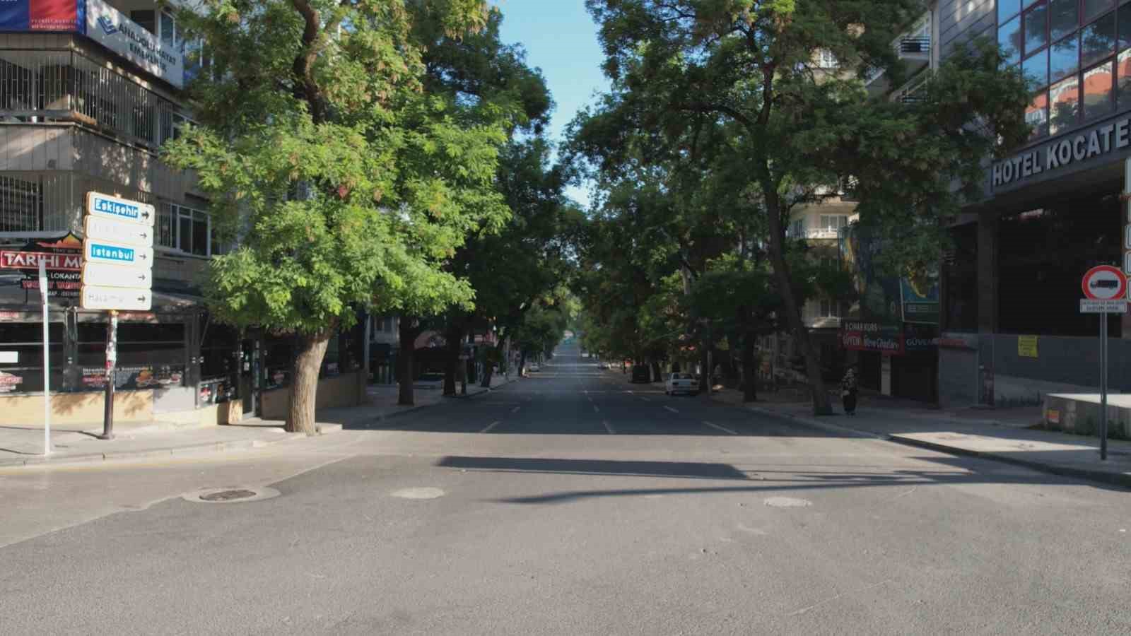 Kurban Bayramında Ankara sokakları boş kaldı