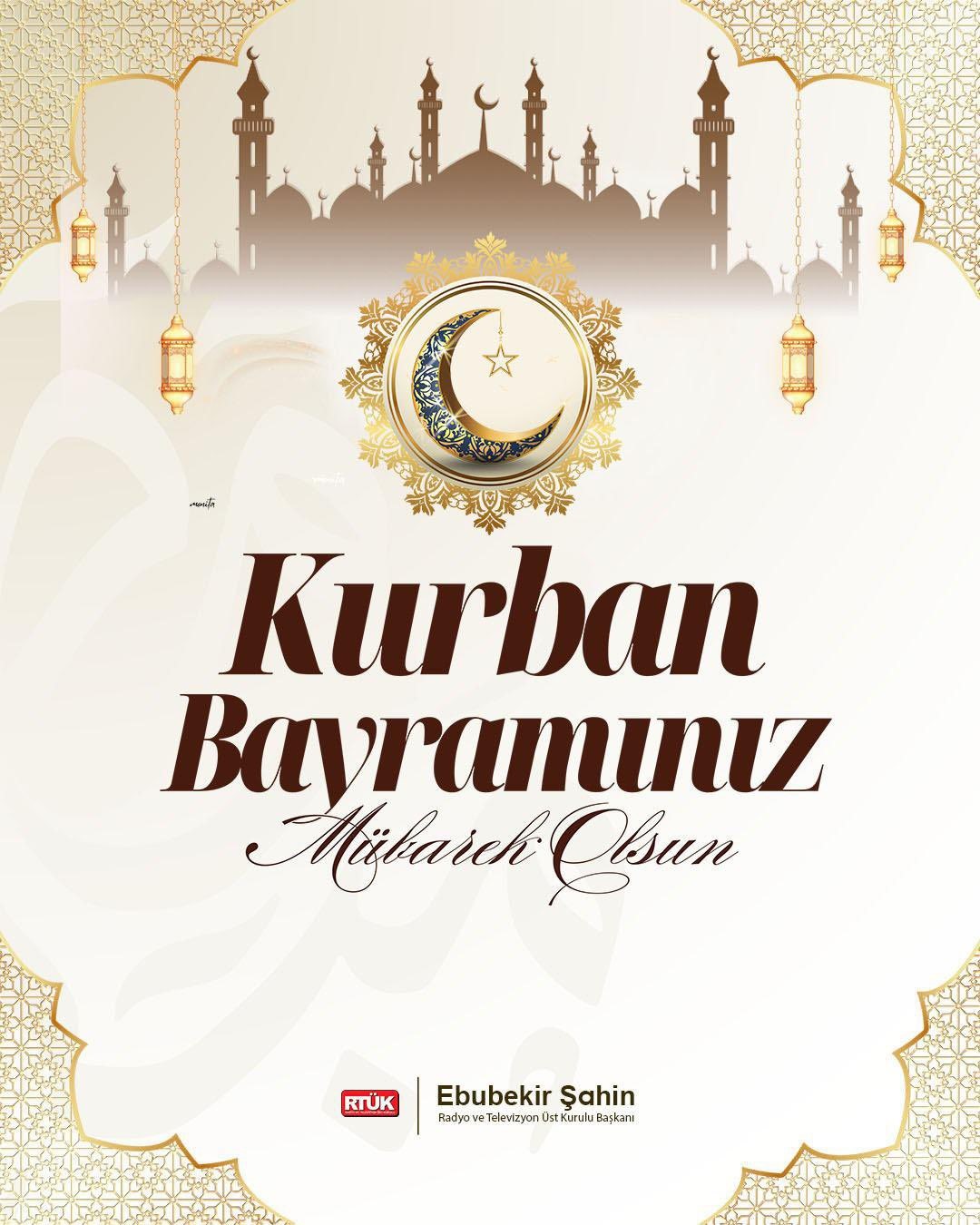 RTÜK Başkanı Şahin’den Kurban Bayramı paylaşımı