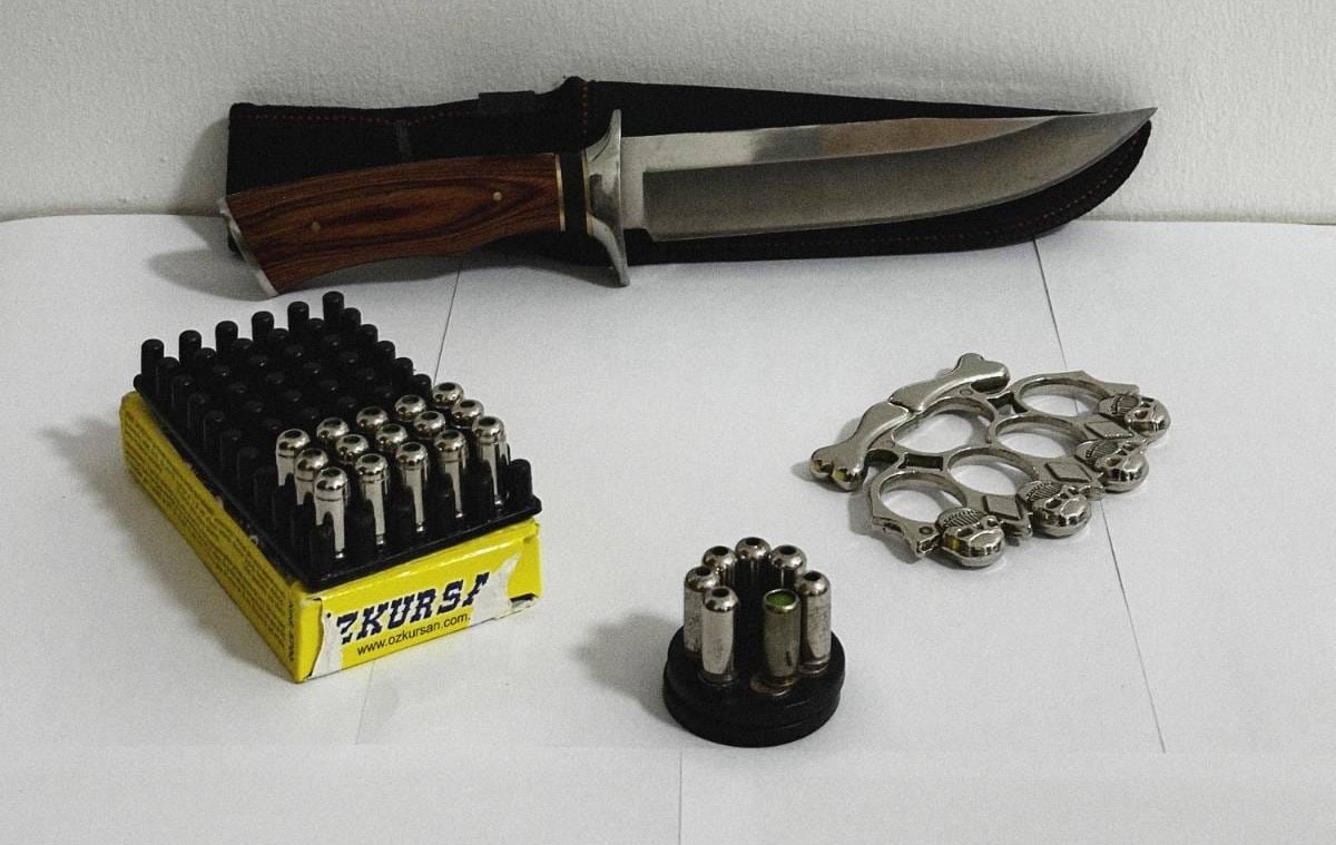 Tekirdağ&rsquo;daki operasyonlarda silah ve muşta ele ge&ccedil;irildi
