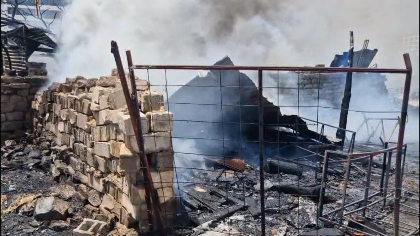 Konya’da metruk binada yangın paniği