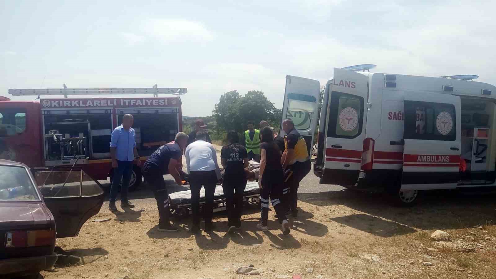 Kırklareli’nde zincirleme kaza: 1 ölü, 3 yaralı