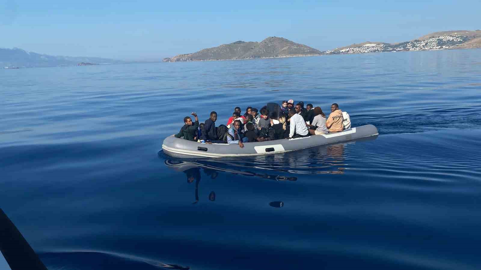 Bodrum’da 25 düzensiz göçmen yakalandı