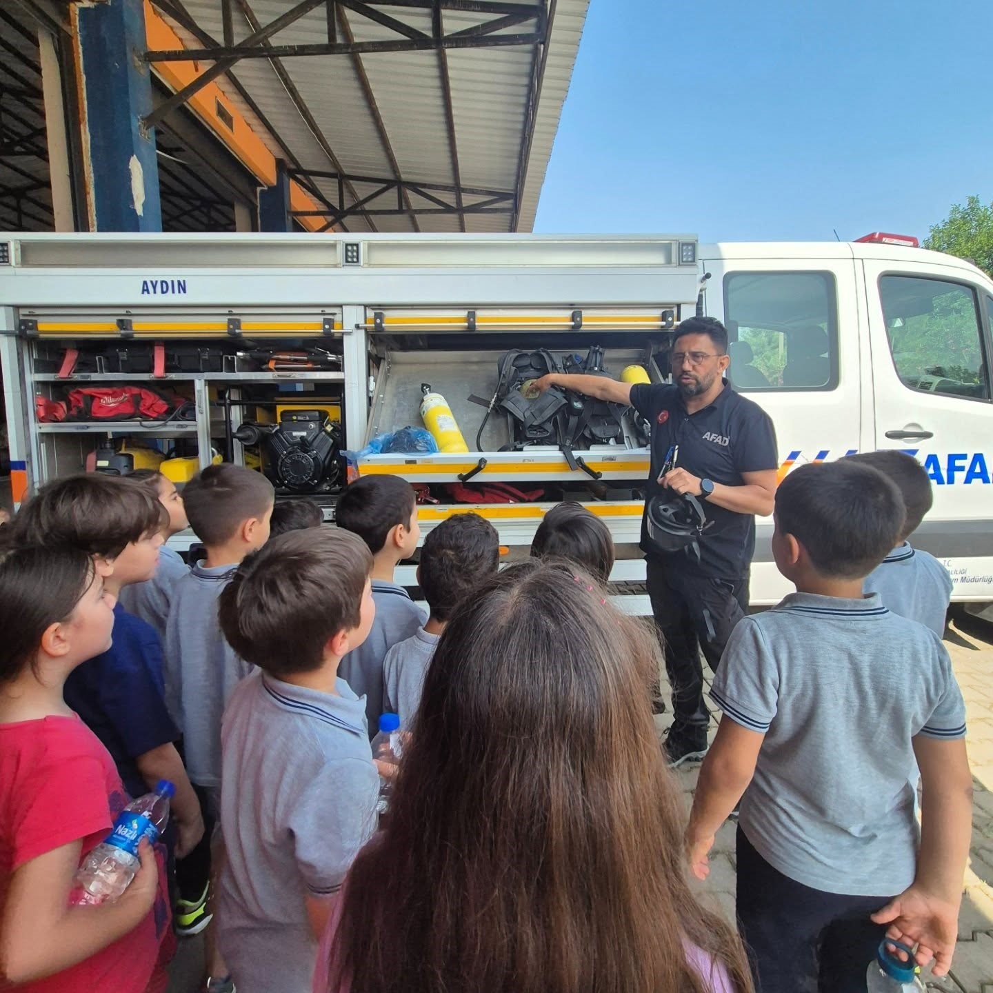 AFAD Aydın İl M&uuml;d&uuml;rl&uuml;ğ&uuml; minik &ouml;ğrencileri ağırladı
