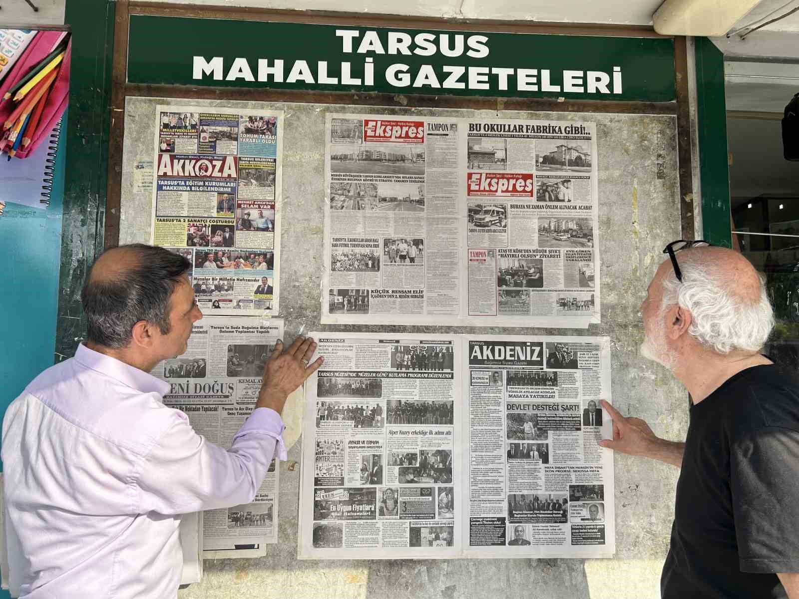 Mersin’de 48 yıllık duvar gazetesi geleneği