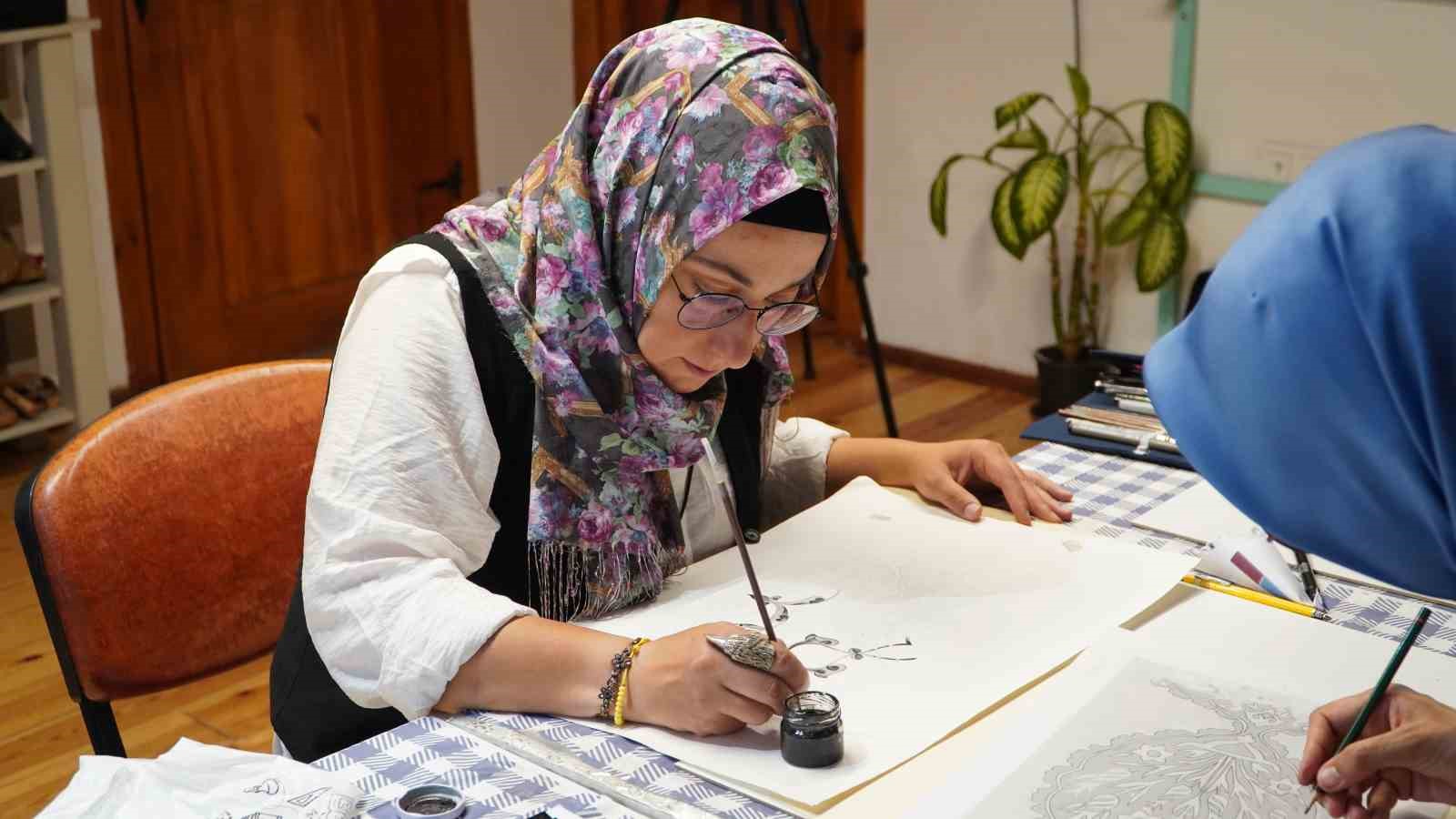 Tokat’ta kalem işi projesiyle kültürel miras geleceğe taşınıyor