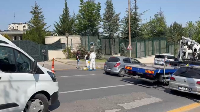 Çankaya Köşkü yakınında hareketli anlar