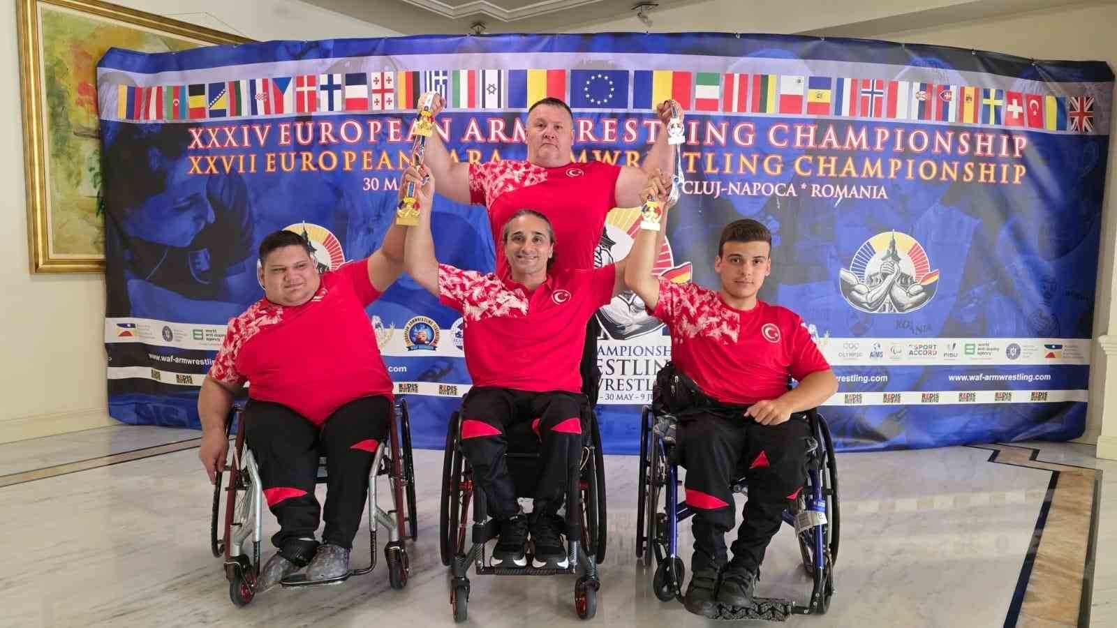 Avrupa Bilek Güreşi Şampiyonası’nda Bağcılar rüzgarı