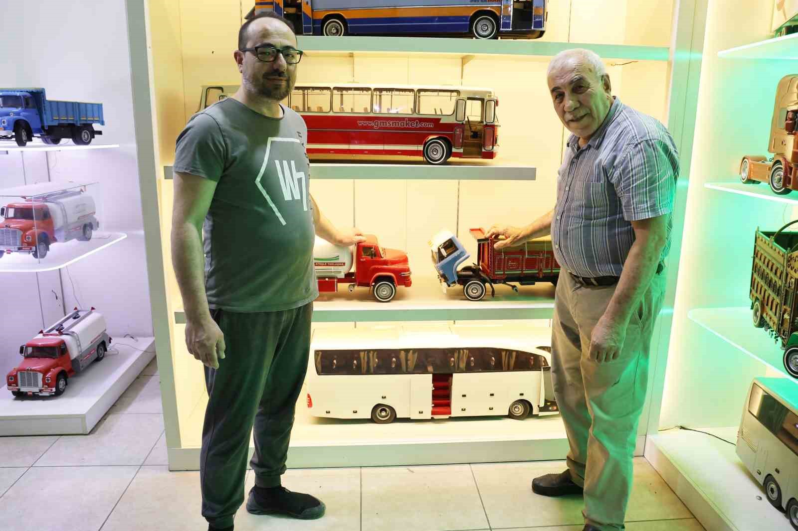 Hobisi ekmek kapısına dönüştü, el yapımı maket araçlar dünyaya açıldı