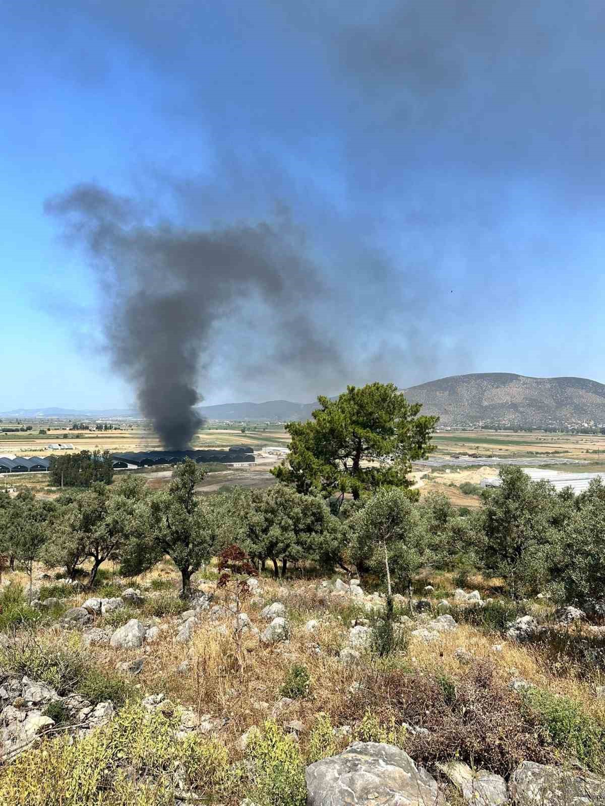 Milas’ta Balık Üretim Tesisi’nde yangın paniği