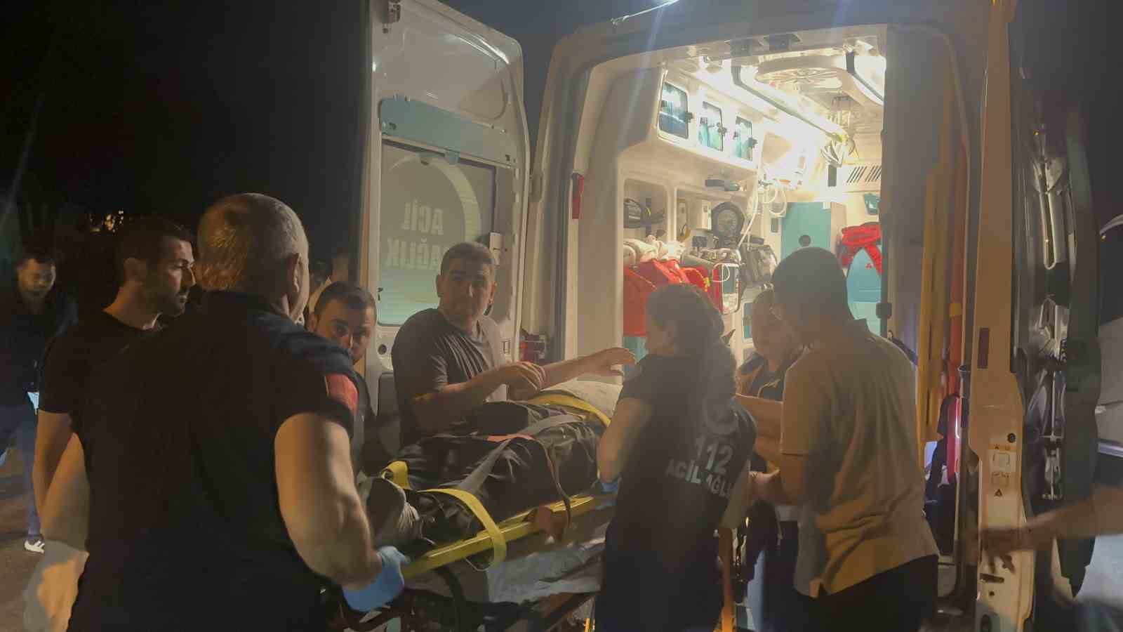 Kontrolden çıkan motosiklet devrildi, sürücü ağır yaralandı