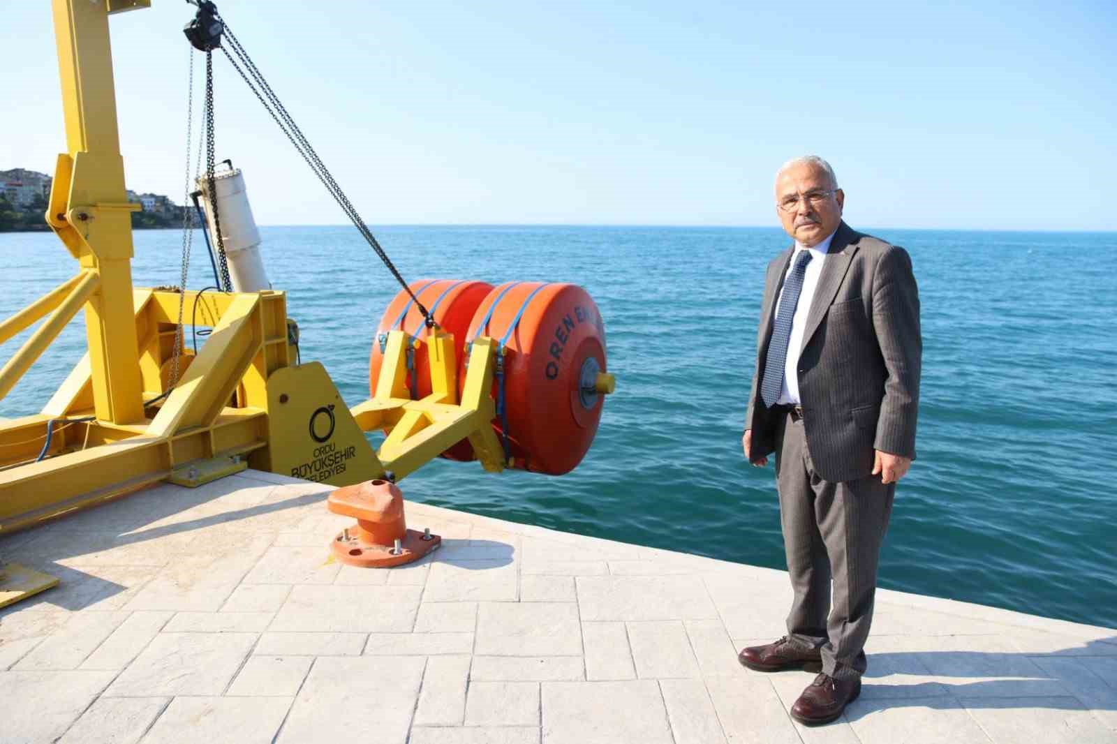 Ordu’da dalgalardan enerji üretiliyor