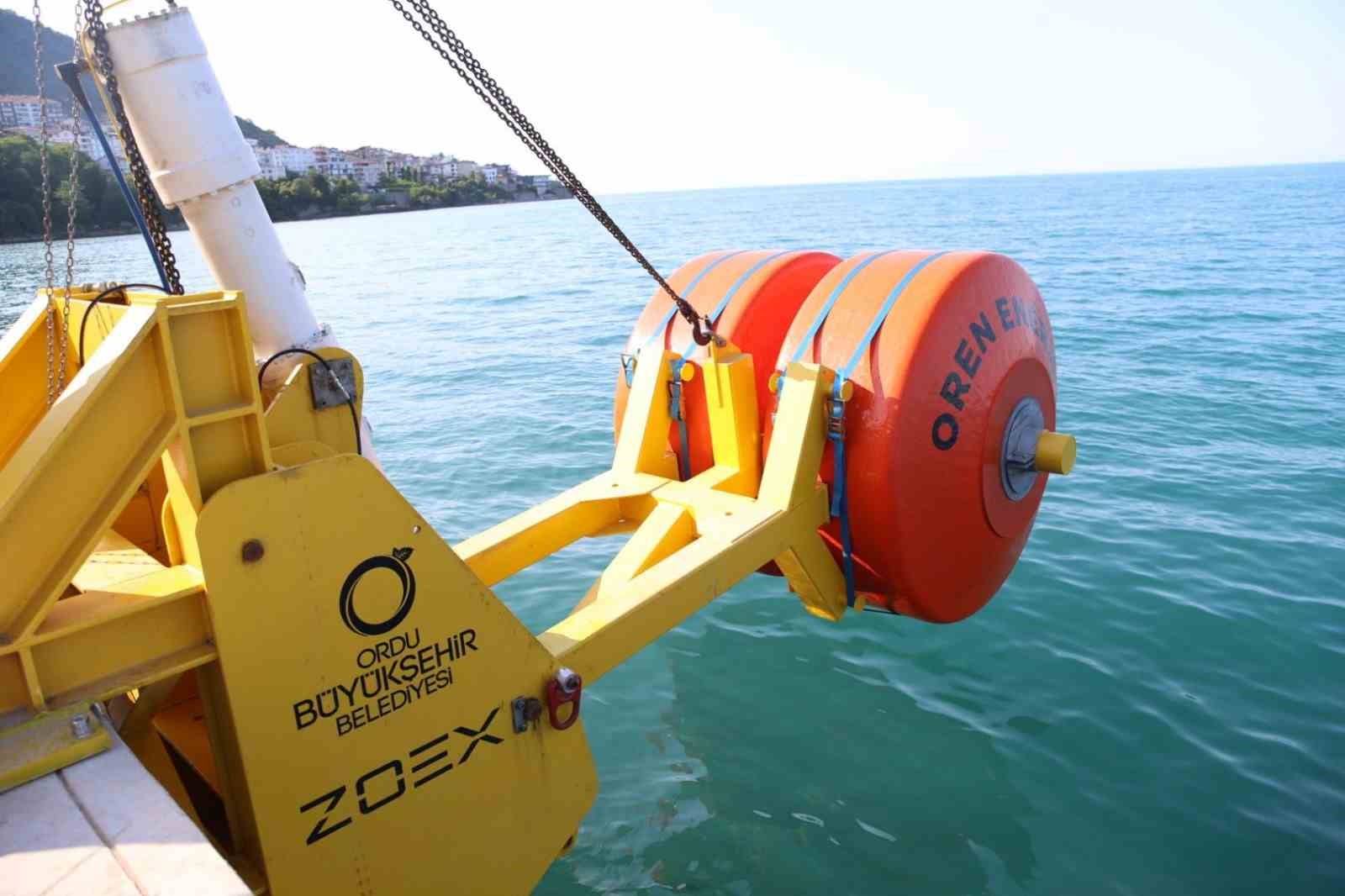 Ordu&rsquo;da dalgalardan enerji &uuml;retiliyor
