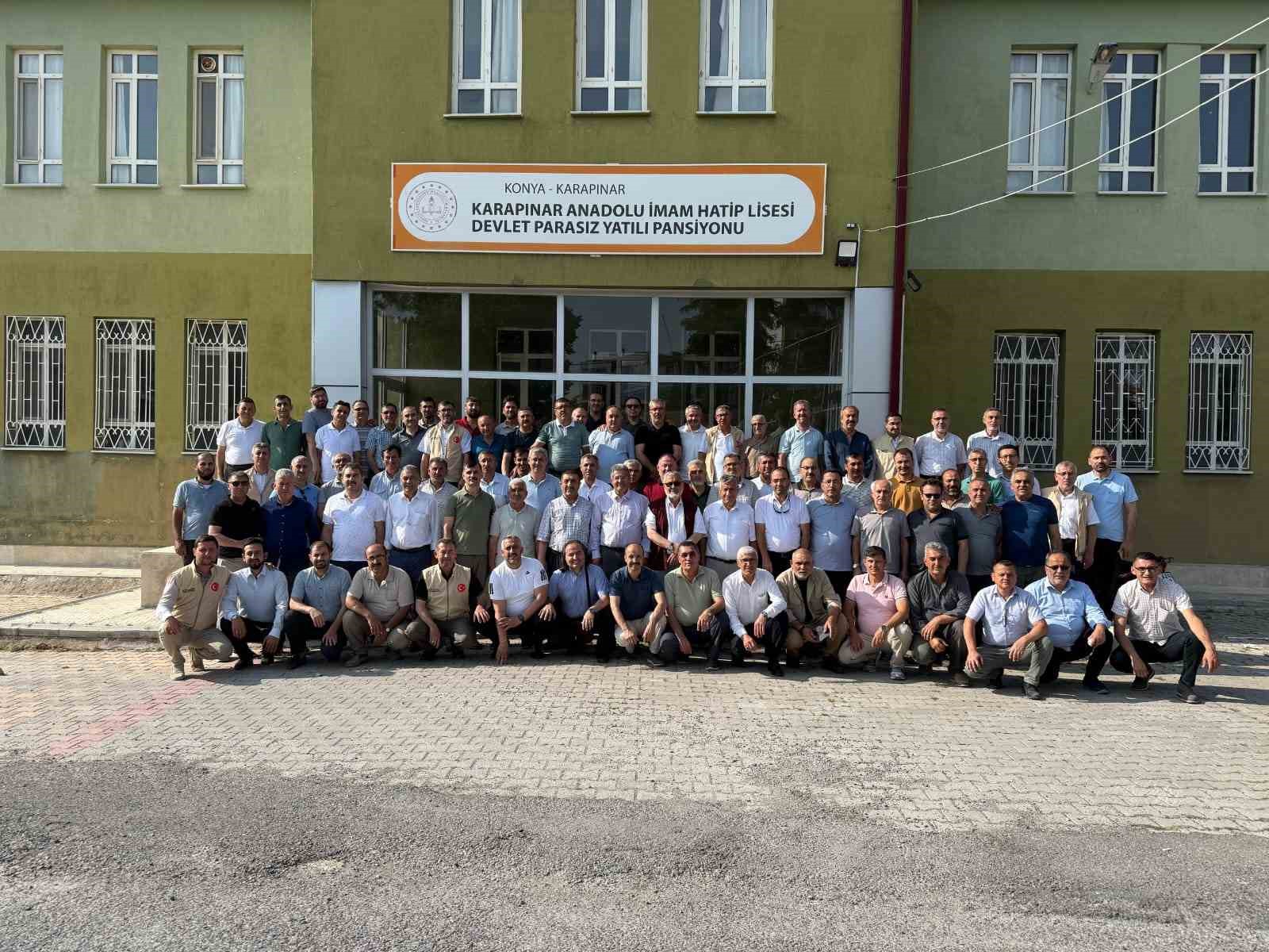 Karapınar İmam Hatip mezunları geleneksel buluşmada bir araya geldi
