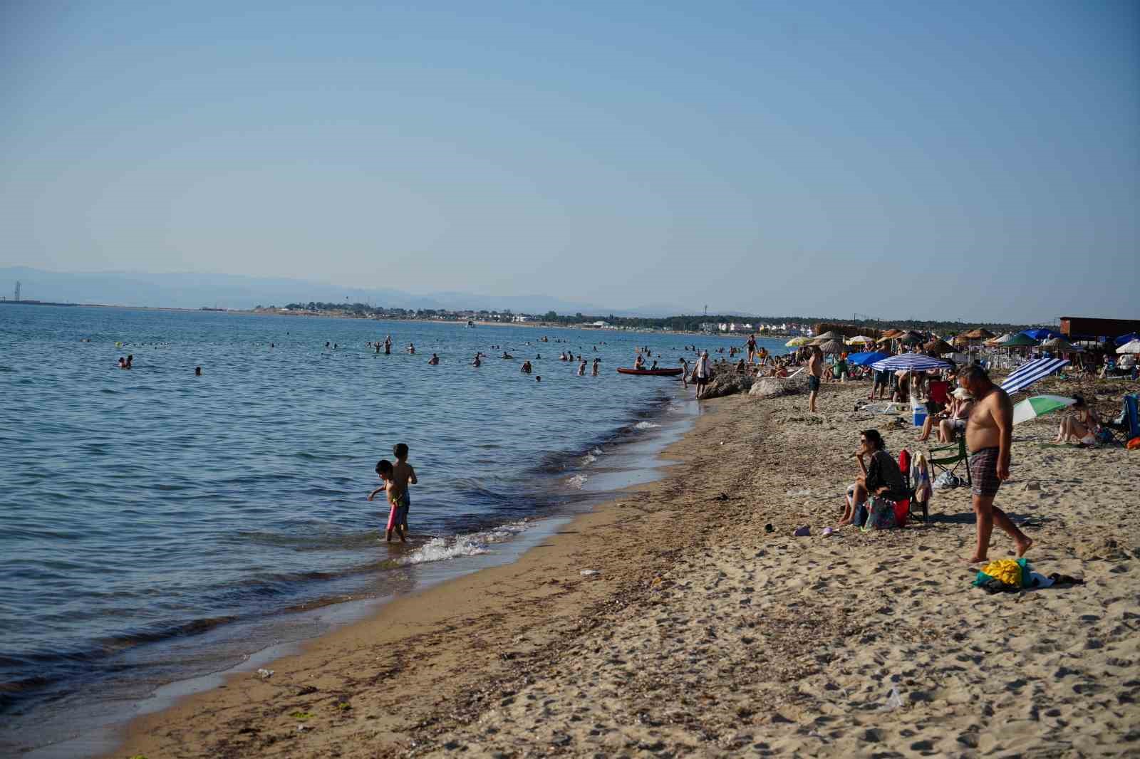 Saros K&ouml;rfezi sahillerine Kurban Bayramı&rsquo;nda tatilci akını
