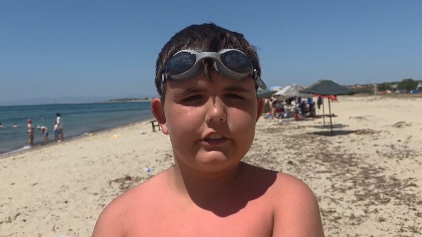 Saros K&ouml;rfezi sahillerinde uğur b&ouml;ceği istilası: Tatilcilere zor anlar yaşattı
