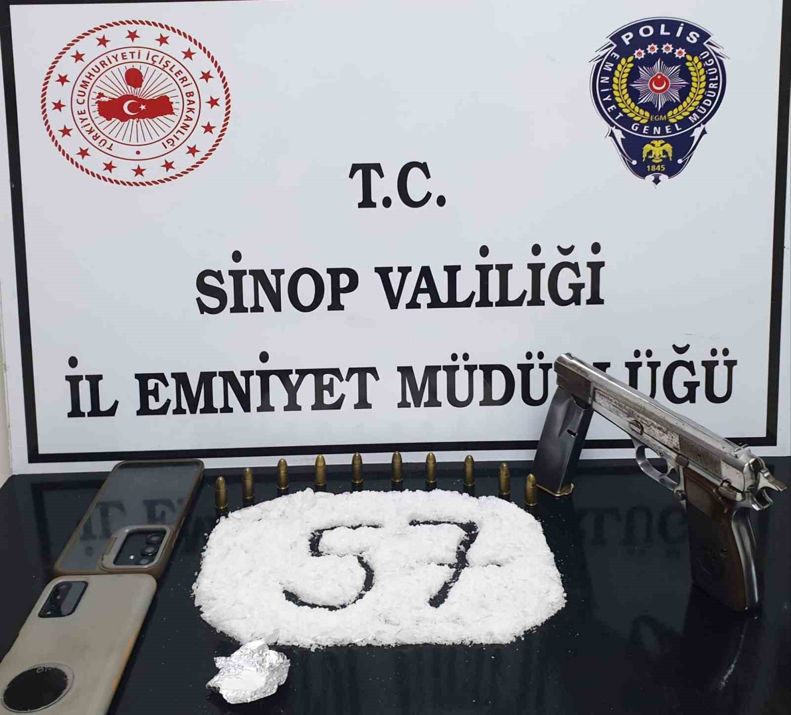 Sinop’ta uyuşturucu ve kaçak alkol operasyonu