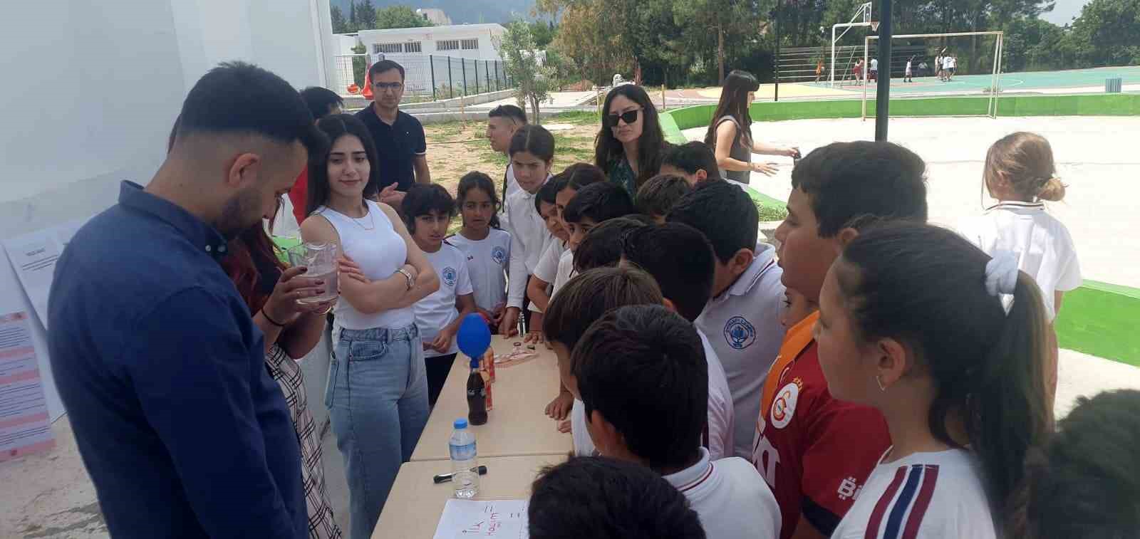 Çatalköy’de üniversitelilerden ilham veren eğitim desteği