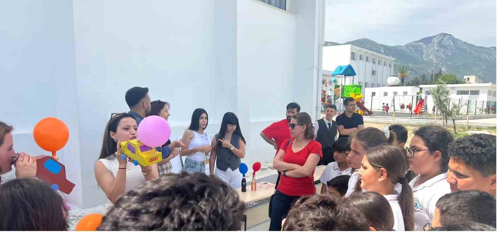 Çatalköy’de üniversitelilerden ilham veren eğitim desteği
