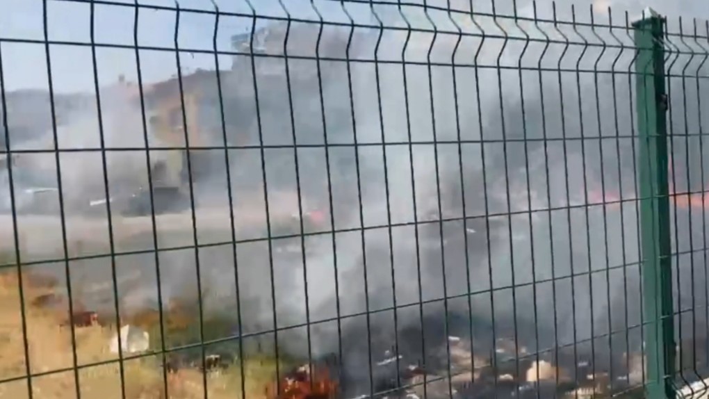 Kurtalan&rsquo;da yangın paniği
