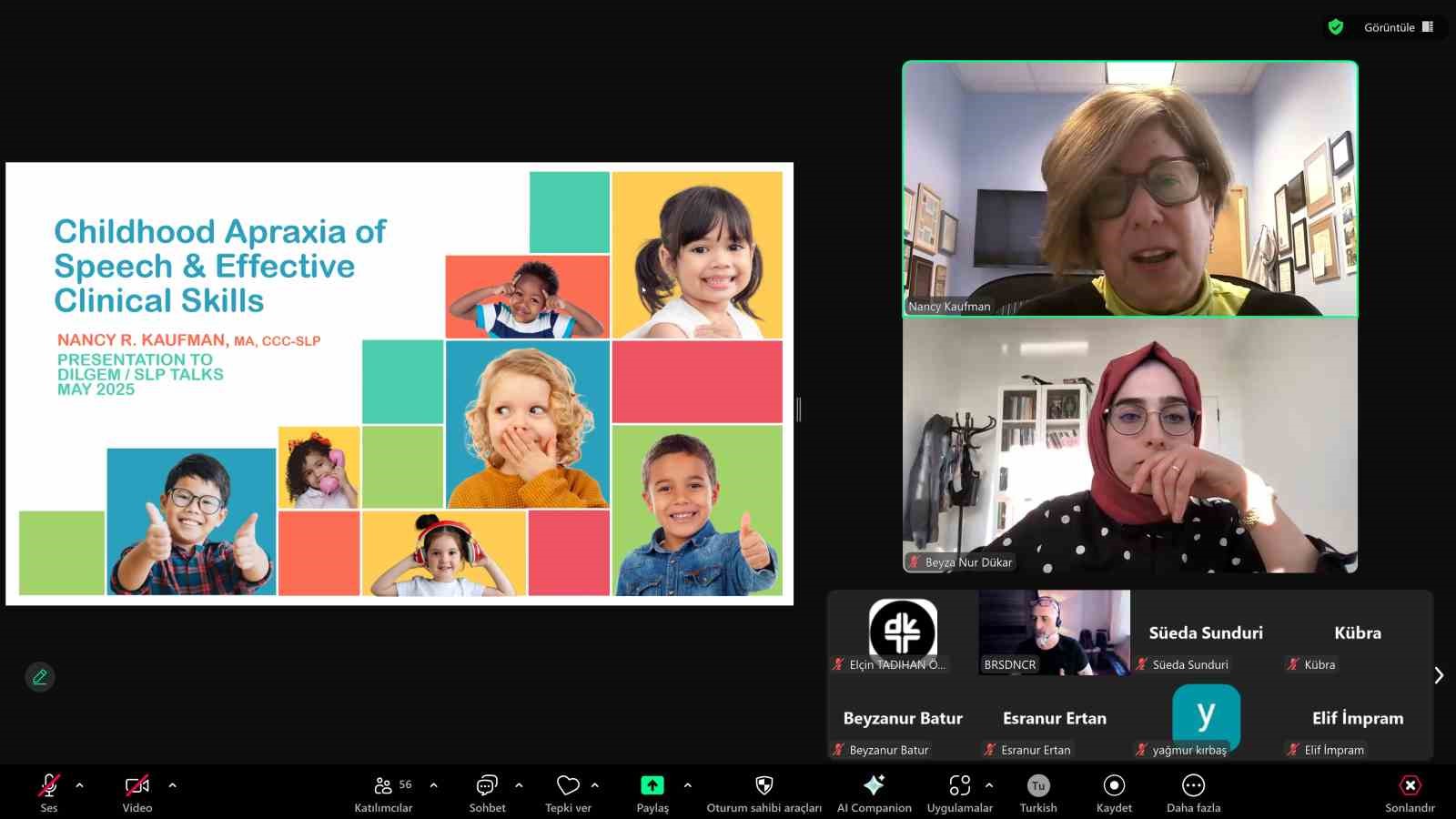 Anadolu &Uuml;niversitesi Dil ve Konuşma Terapisi B&ouml;l&uuml;m&uuml; uluslararası konuklara ev sahipliği yaptı
