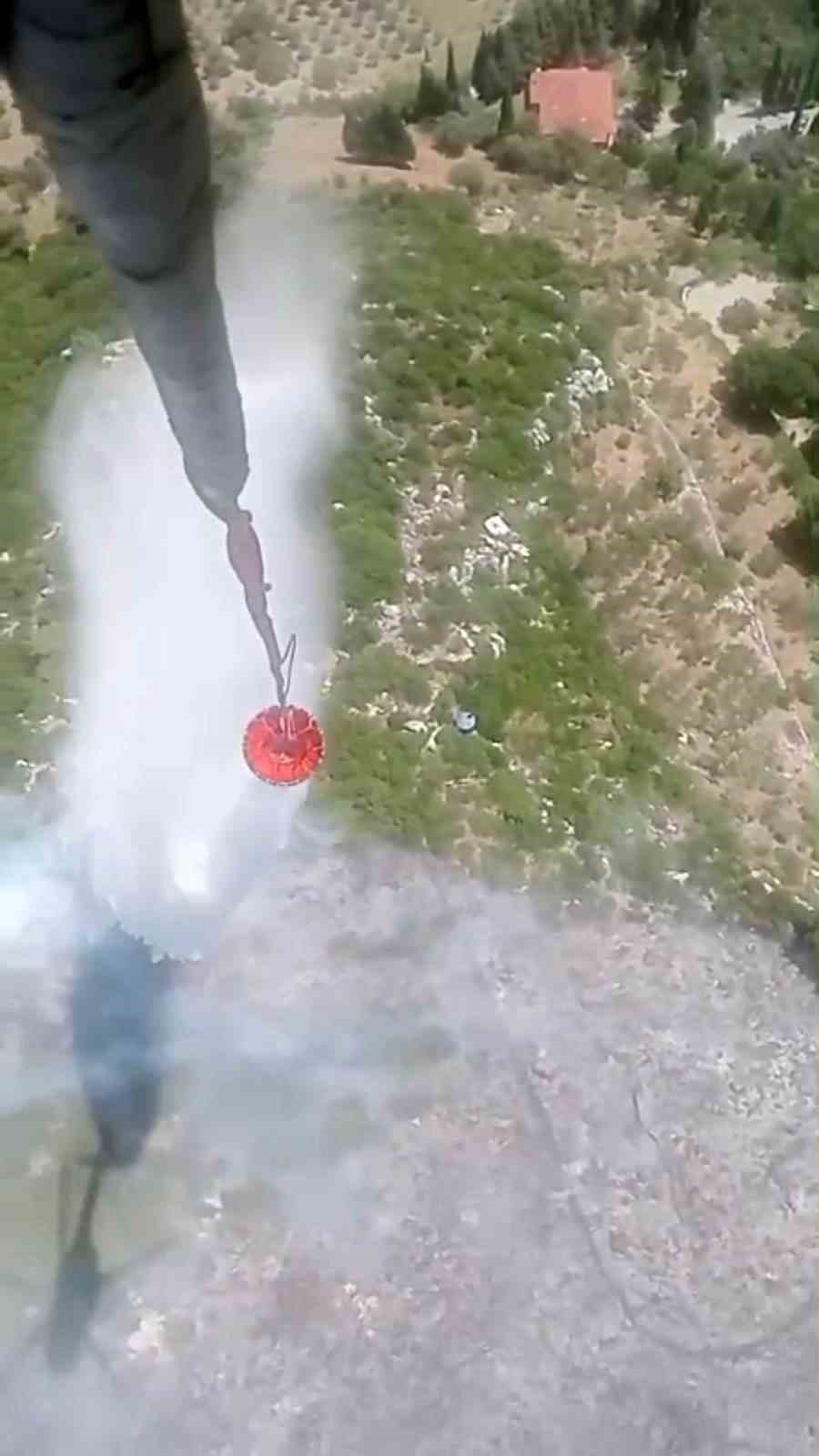 Kemalpaşa’daki orman yangını kontrol altında