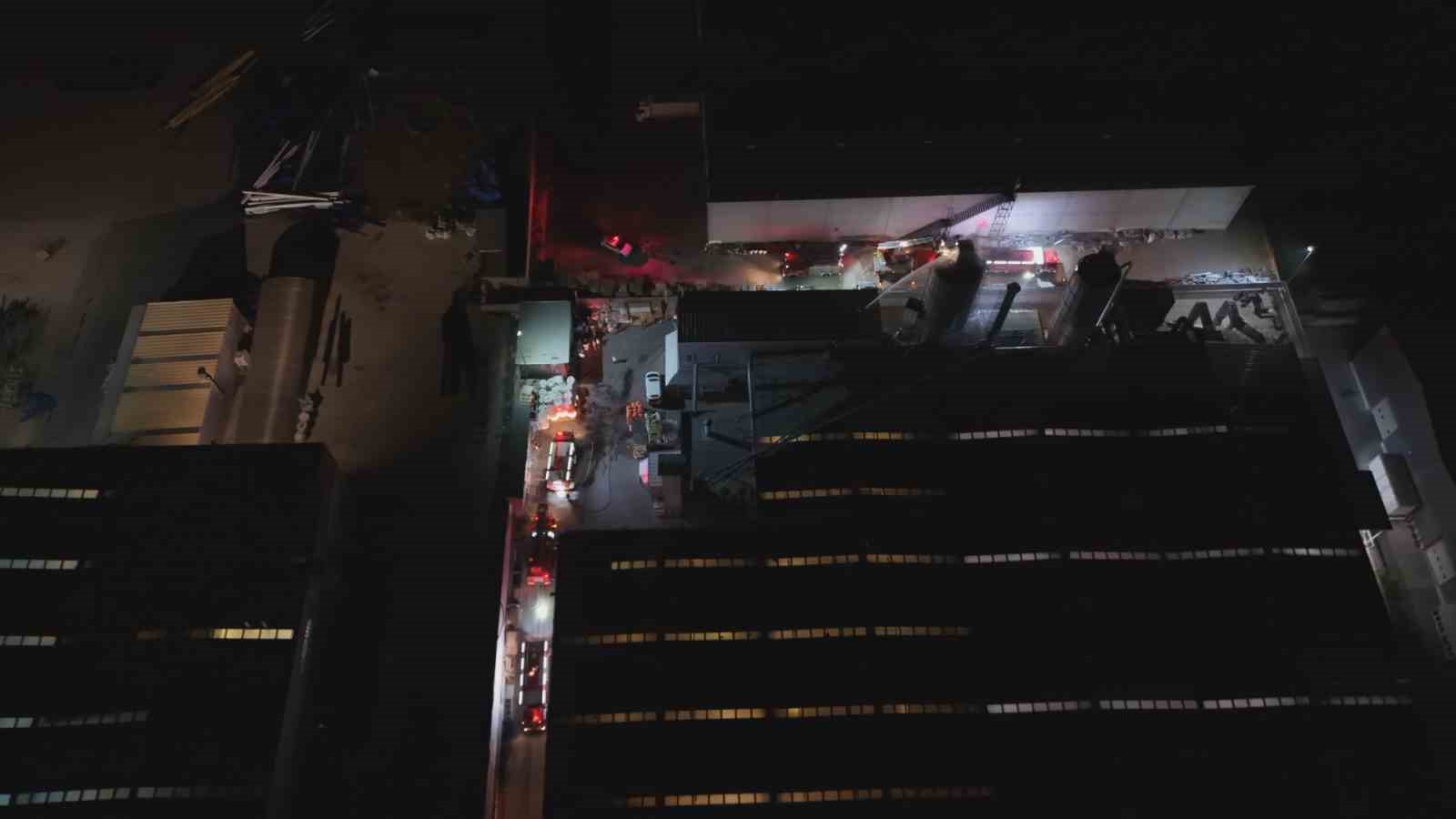 Kayseri&rsquo;de ahşap fabrikasında korkutan yangın
