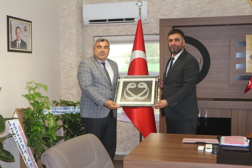 Sünnetci’den Müdür Aslan’a hayırlı olsun ziyareti