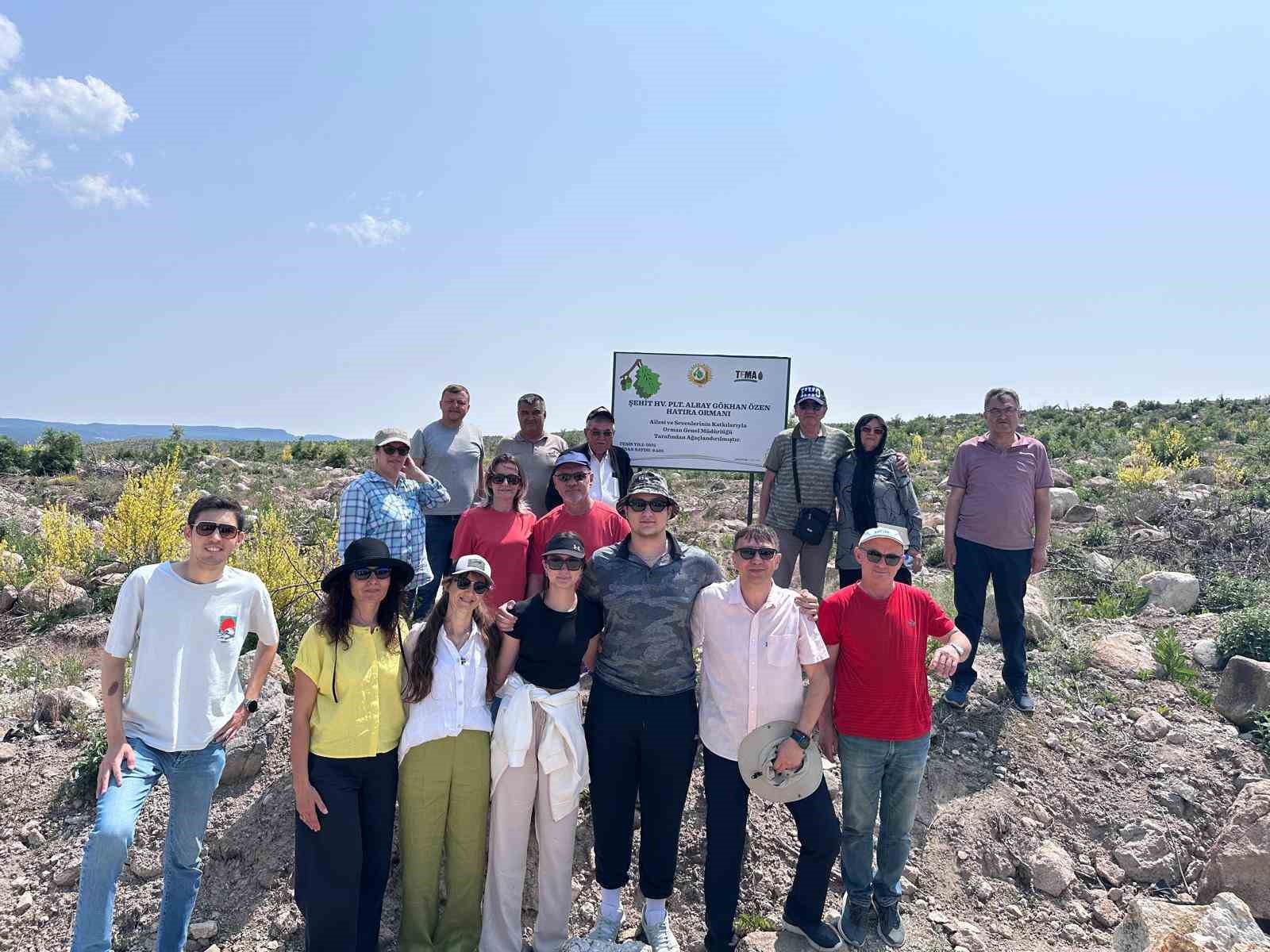 Eskişehirli şehidin hatırası Kümbet’teki ormanda yaşayacak