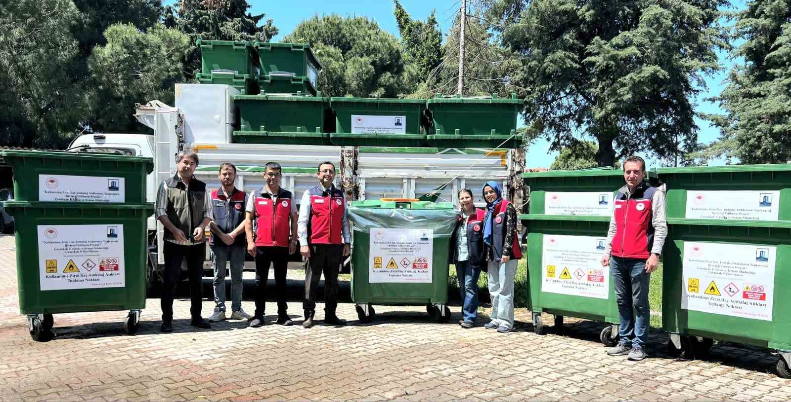 Çanakkale’de 31 bin 250 kilogram zirai ambalaj atığı bertaraf edildi
