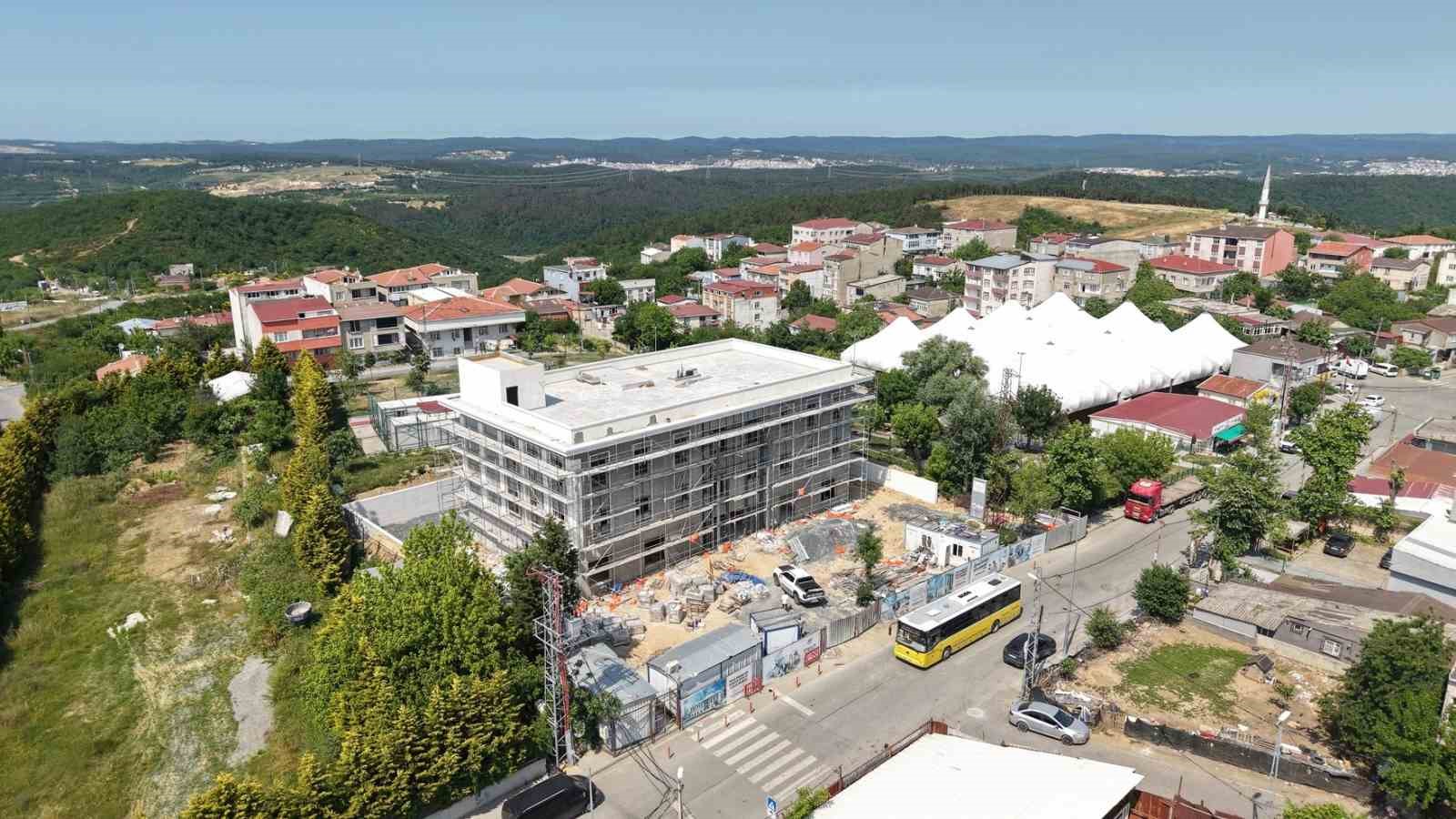 Yayla Mahallesi Gençlik Spor ve Sağlık Merkezi’nin yapımı hızla sürüyor
