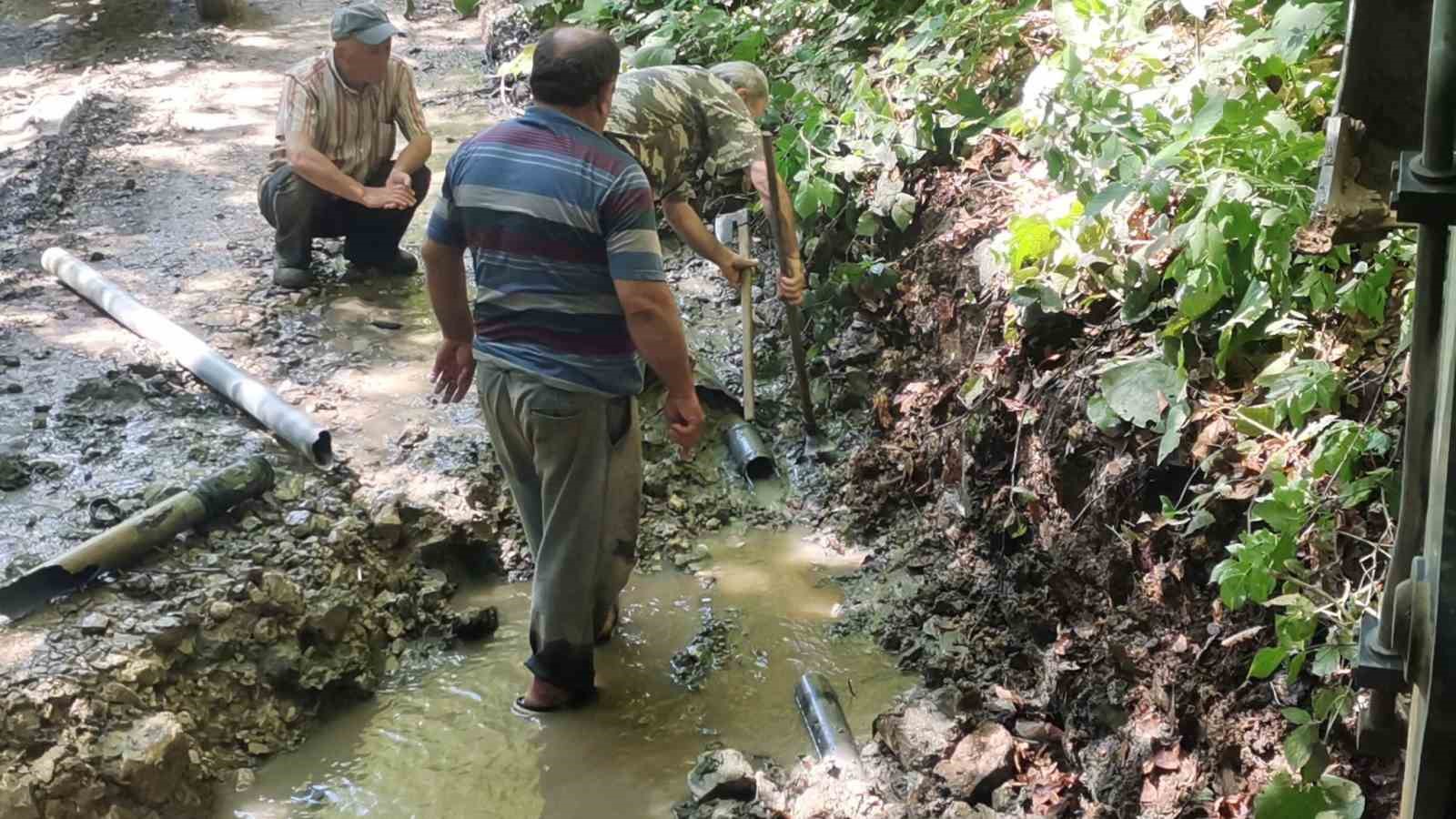 Düzce’de köylerde su arızalarına anında çözüm
