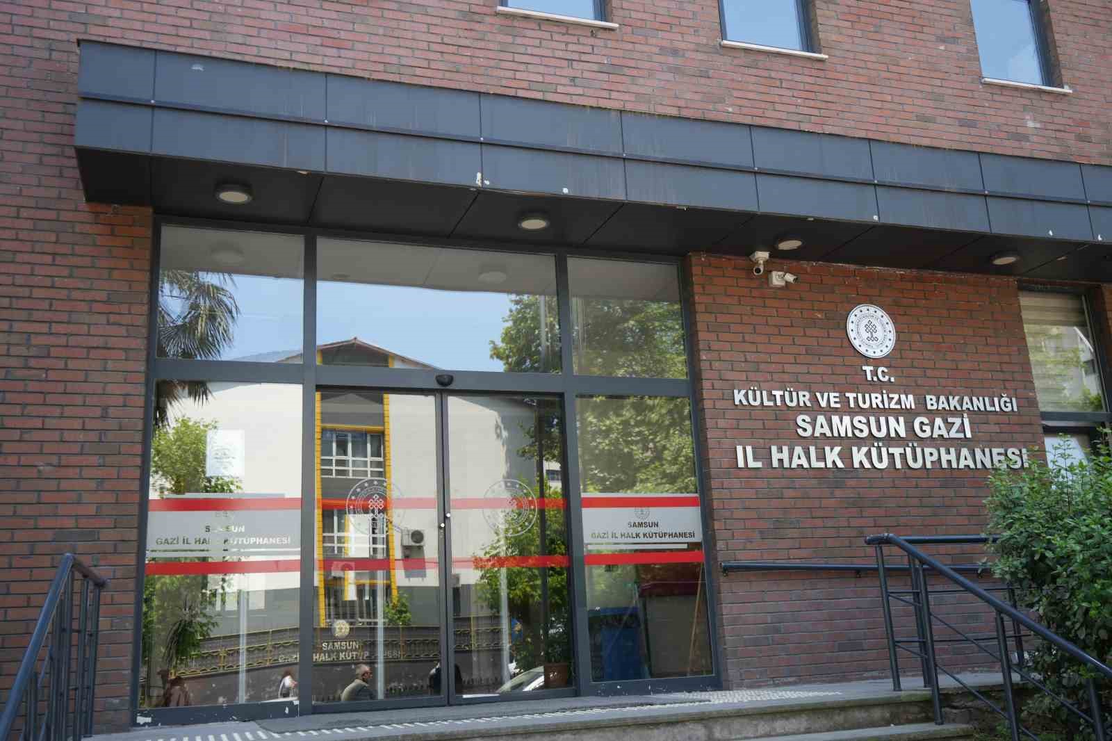 Samsun’da 1 milyon 330 bin kişi kütüphanelerden faydalandı
